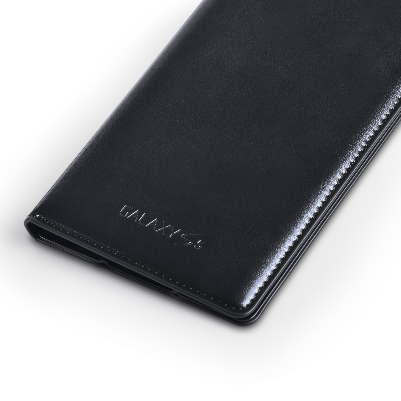 Official Samsung Galaxy S5 Flip Wallet Cover - Black