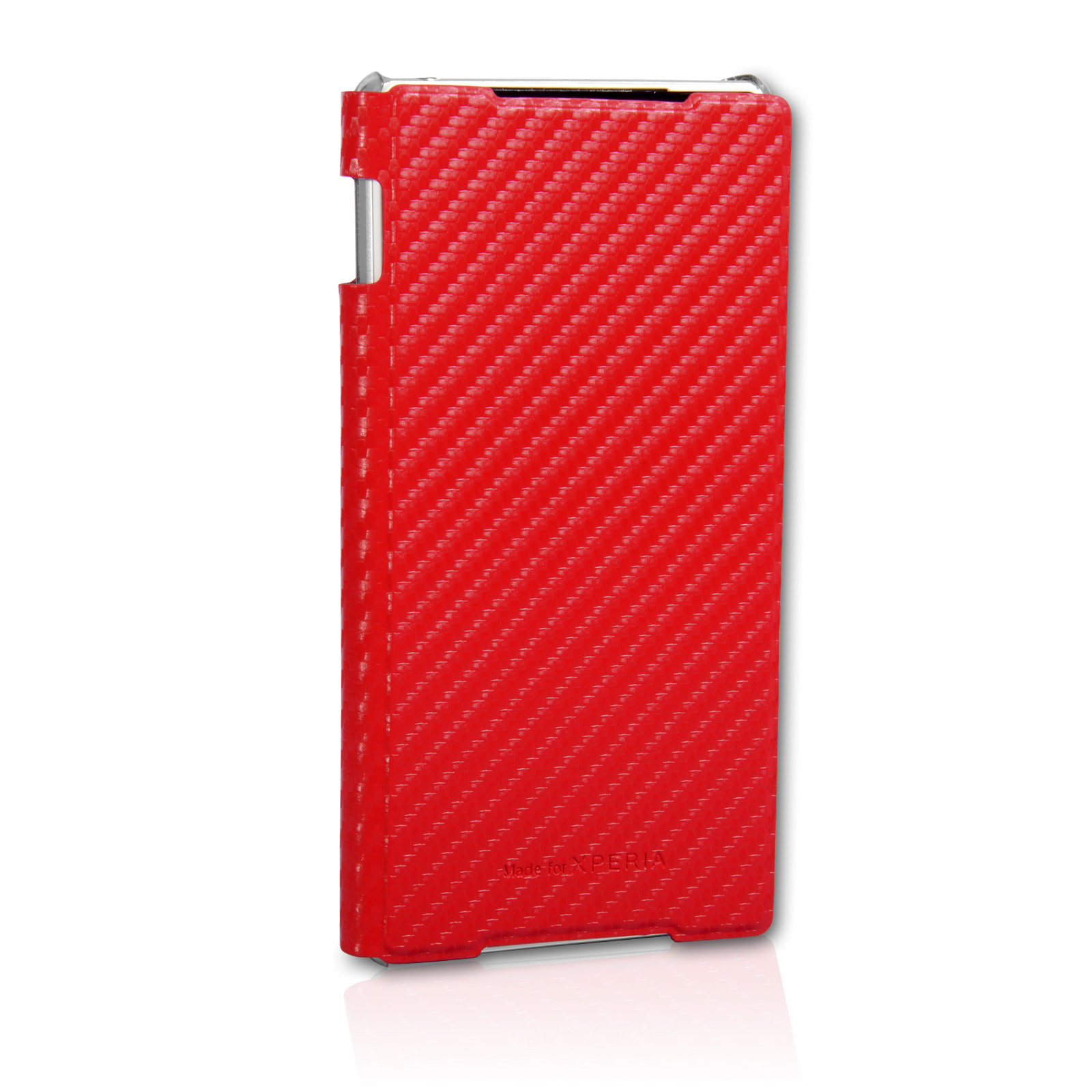 Roxfit Standing Book Case for Sony Xperia Z2 - Carbon Red