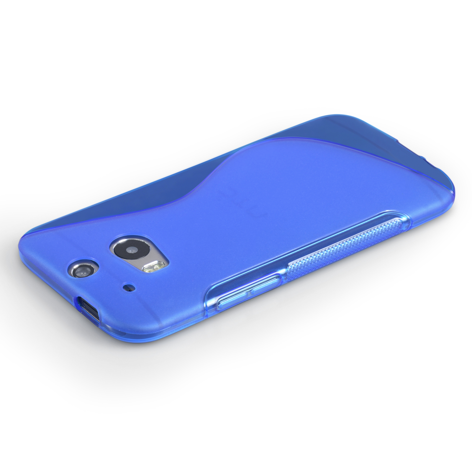Caseflex HTC One M8 Silicone Gel S-Line Case - Blue