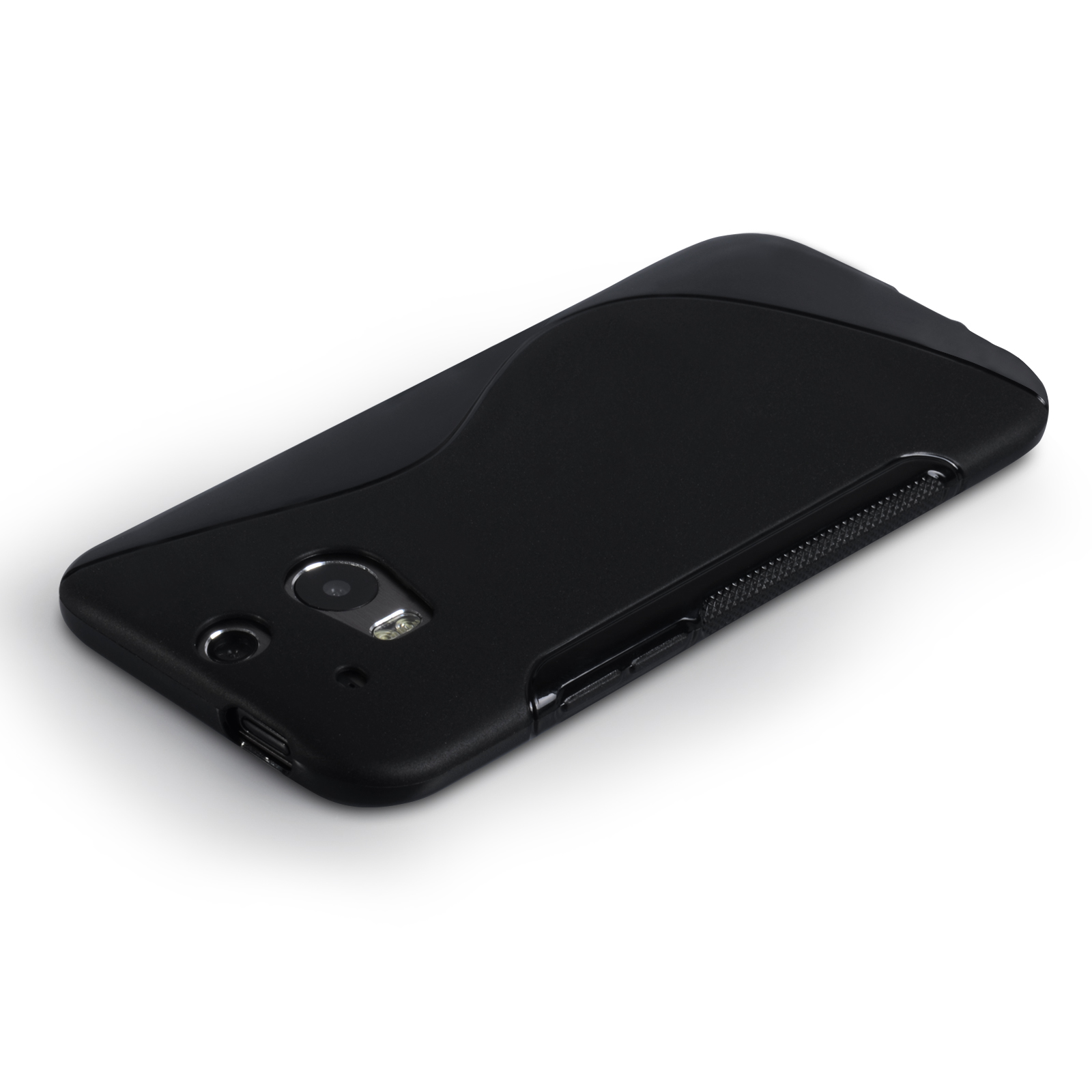 Caseflex HTC One M8 Silicone Gel S-Line Case - Black