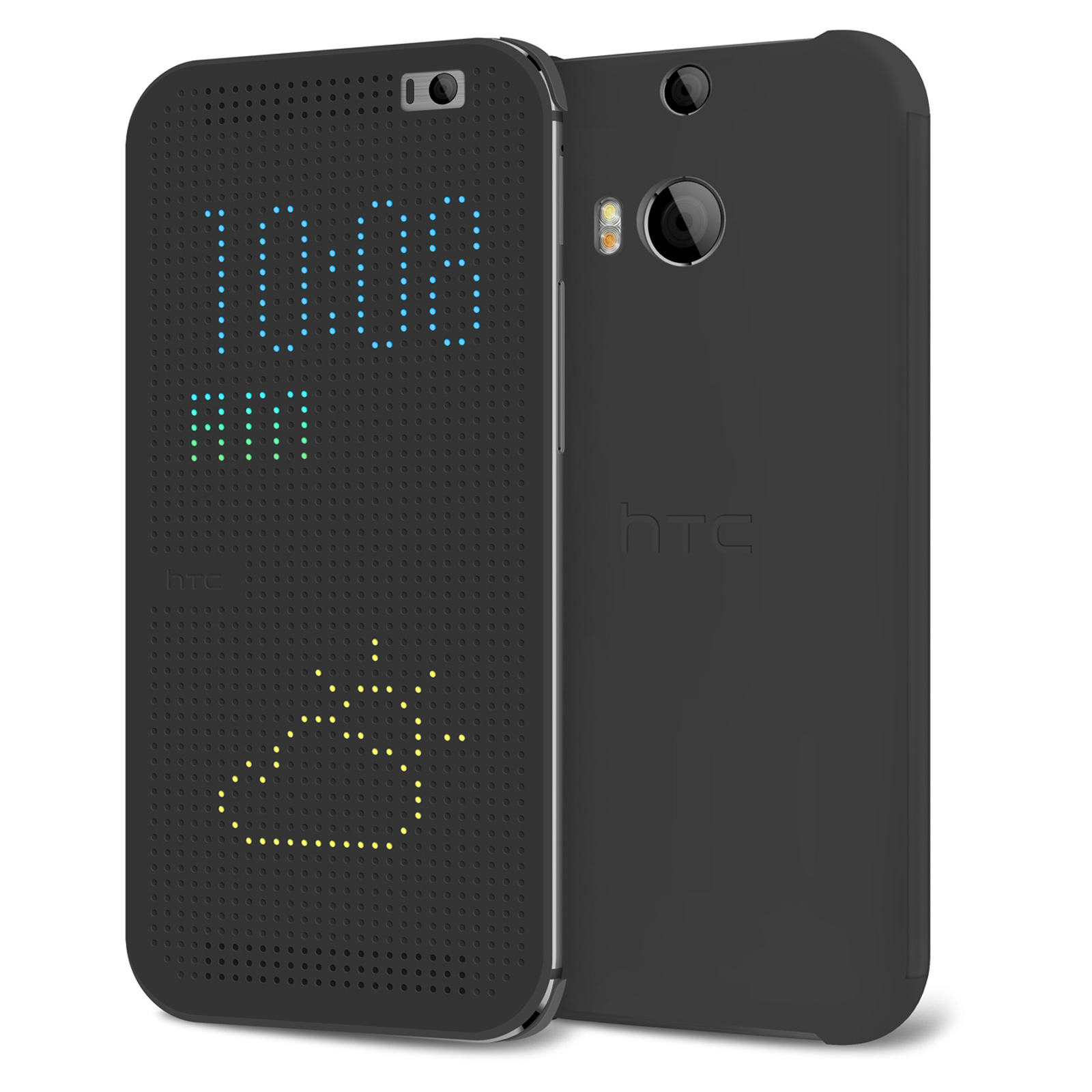 Official HTC One M8 Dot View Case - Grey