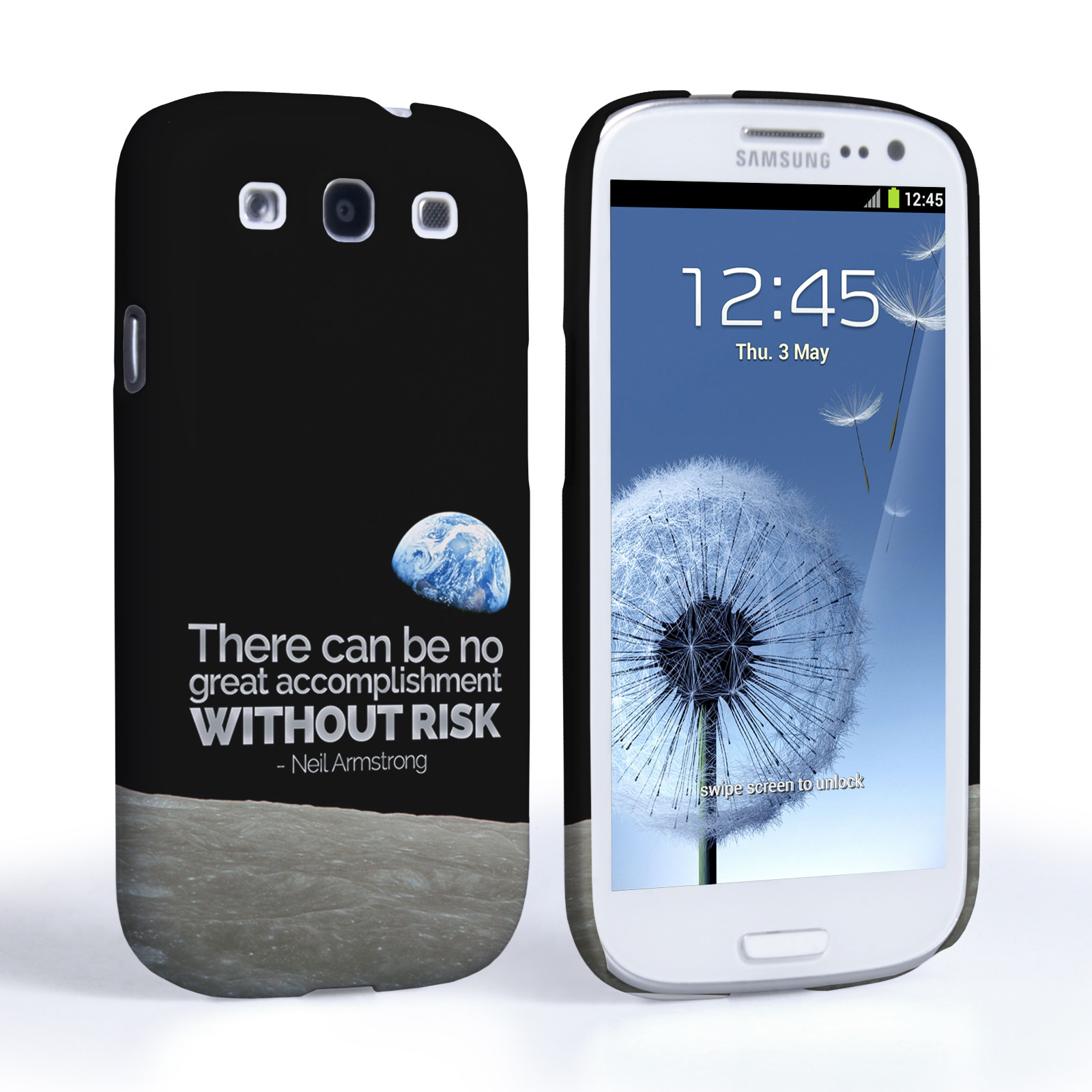 Caseflex Samsung Galaxy S3 Neil Armstrong Quote Case