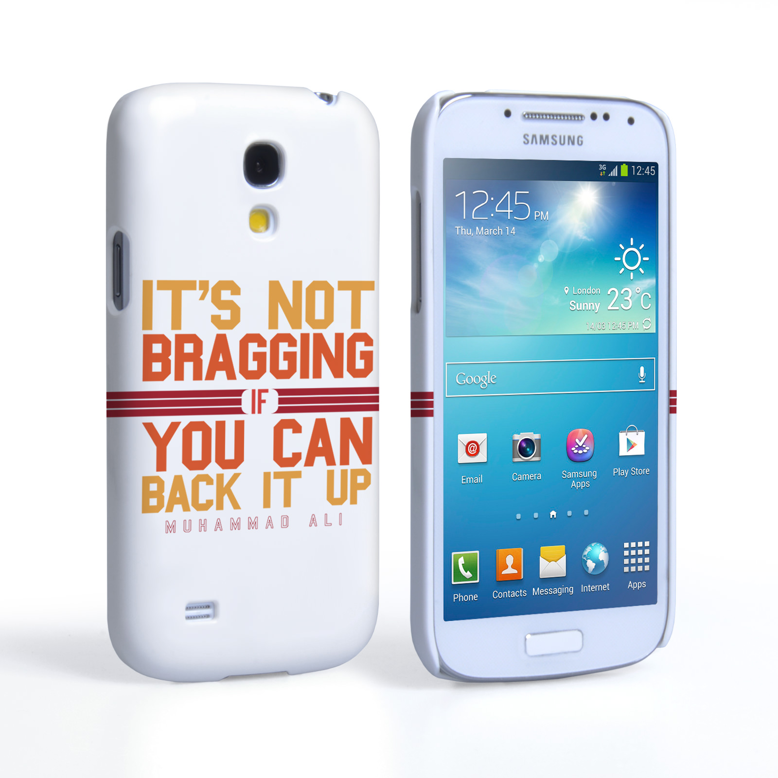 Caseflex Samsung Galaxy S4 Mini Muhammad Ali Quote Case