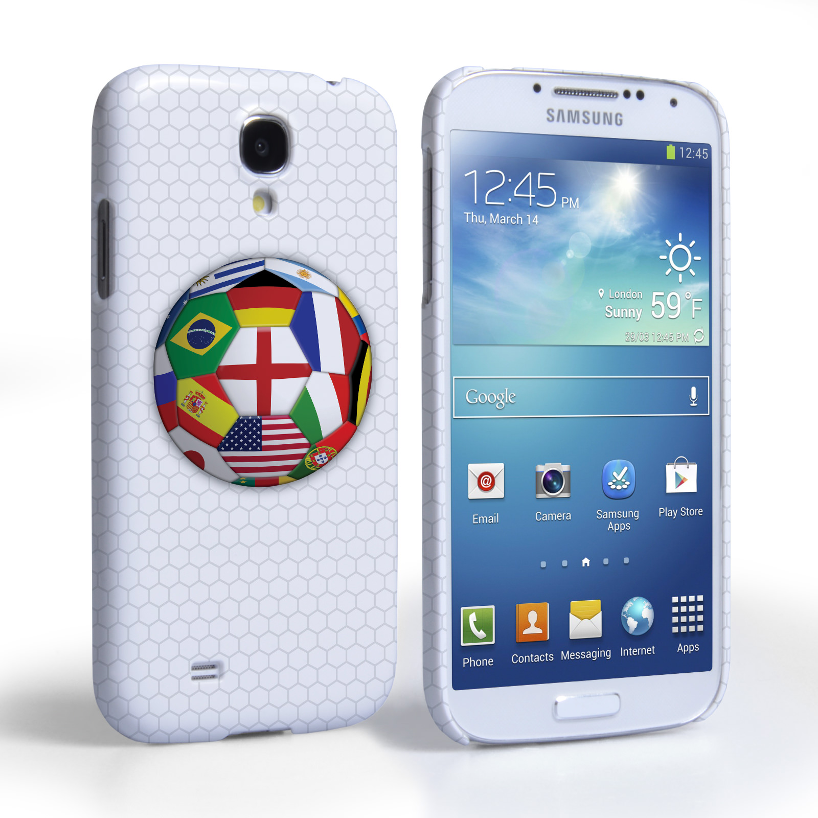Caseflex Samsung Galaxy S4 Flags World Cup Case