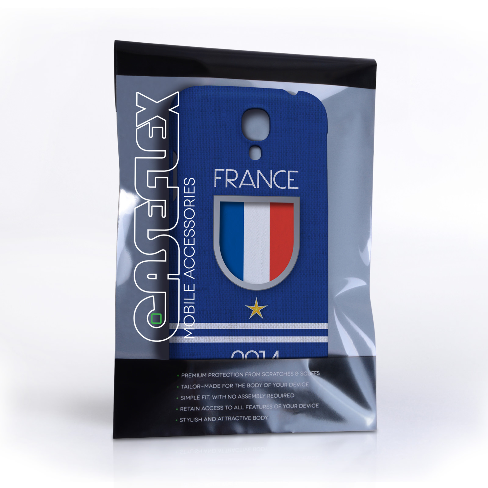 Caseflex Samsung Galaxy S4 France World Cup Case