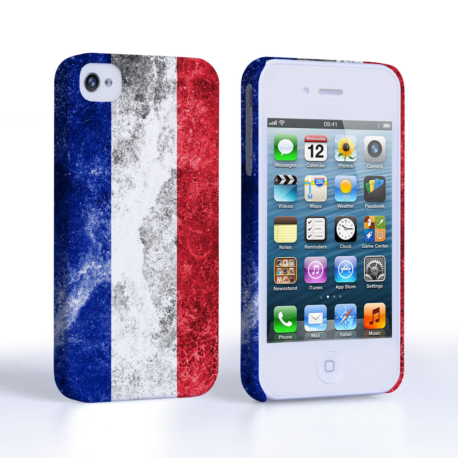 Caseflex iPhone 4 / 4S Retro France Flag Case