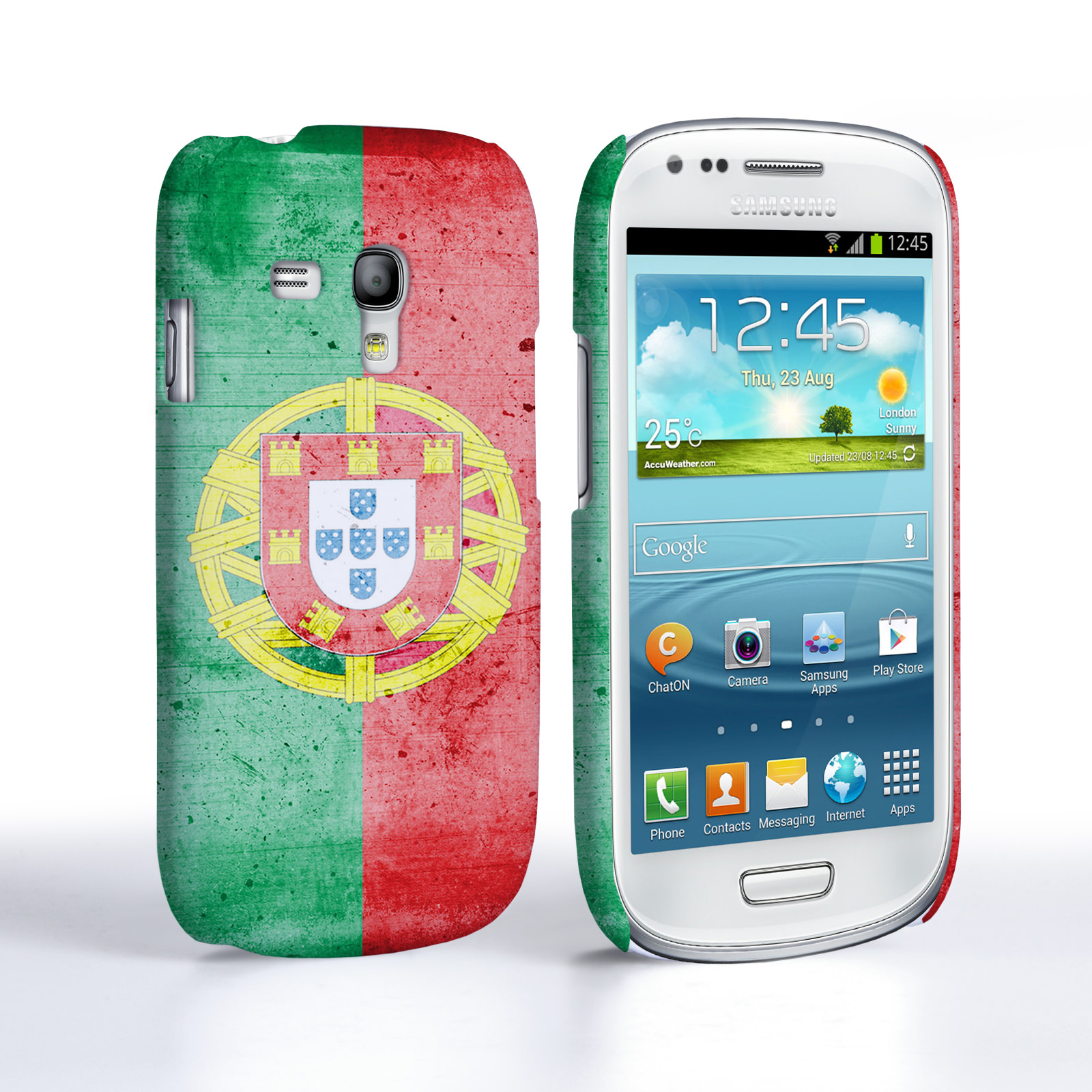 Caseflex Samsung Galaxy S3 Mini Retro Portugal Flag Case