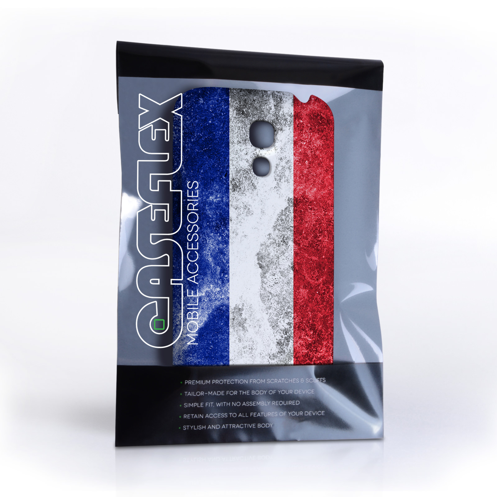 Caseflex Samsung Galaxy S4 Mini Retro France Flag Case