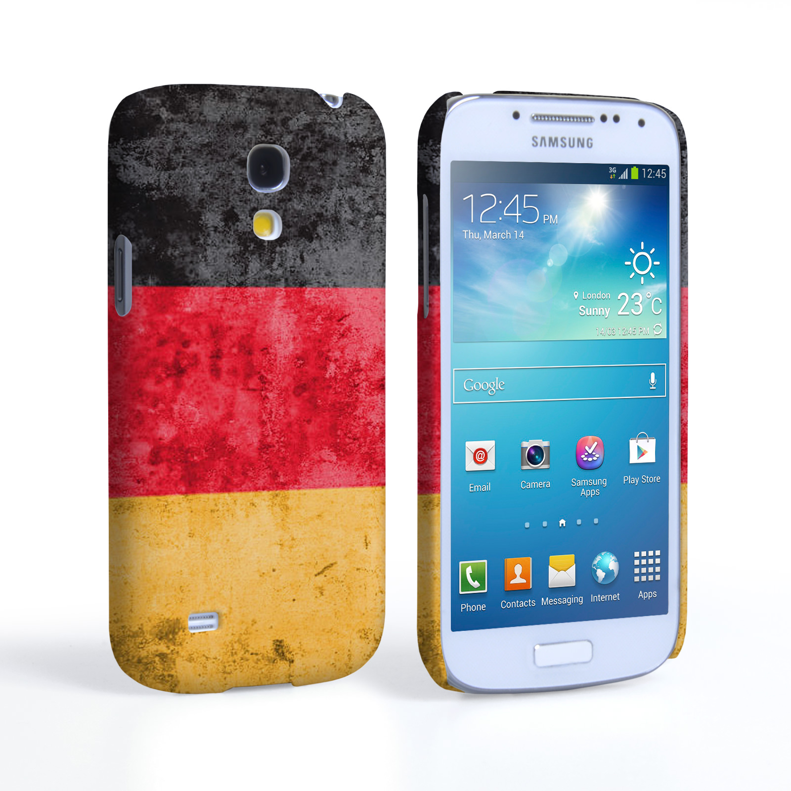 Caseflex Samsung Galaxy S4 Mini Retro Germany Flag Case