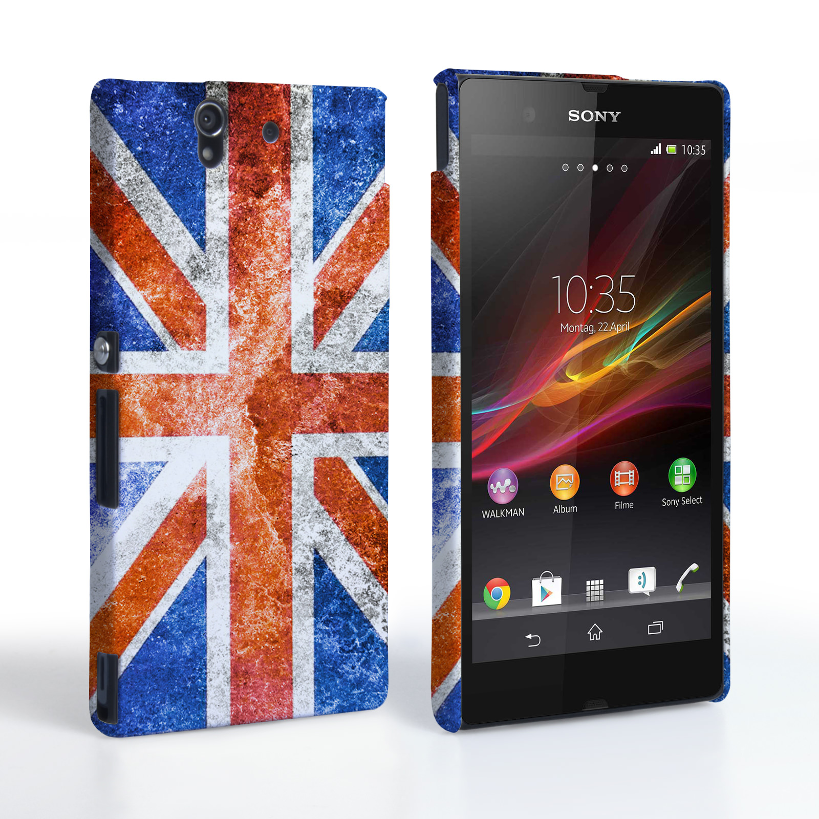 Caseflex Sony Xperia Z Retro Union Jack Flag Case