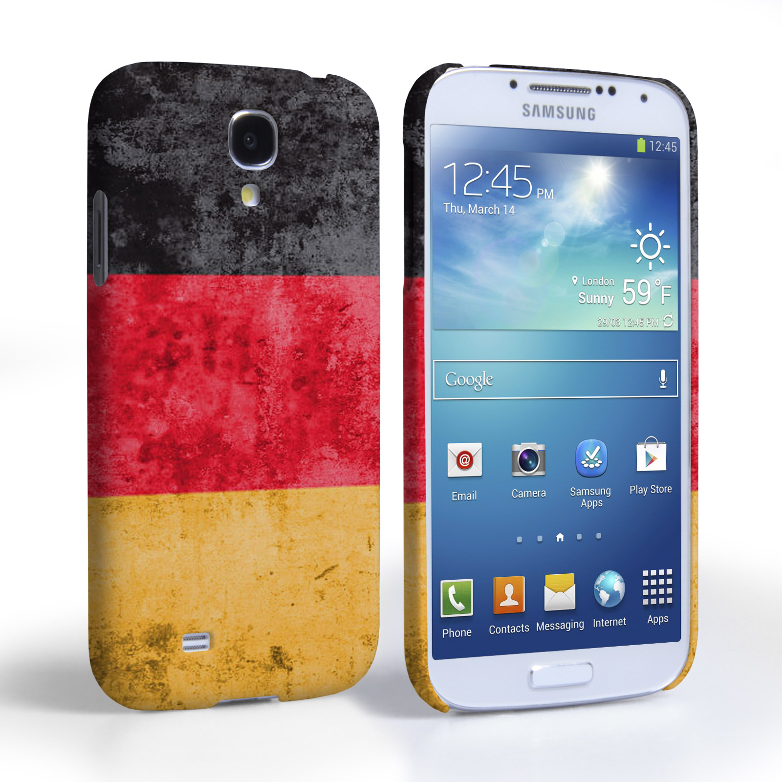 Caseflex Samsung Galaxy S4 Retro Germany Flag Case