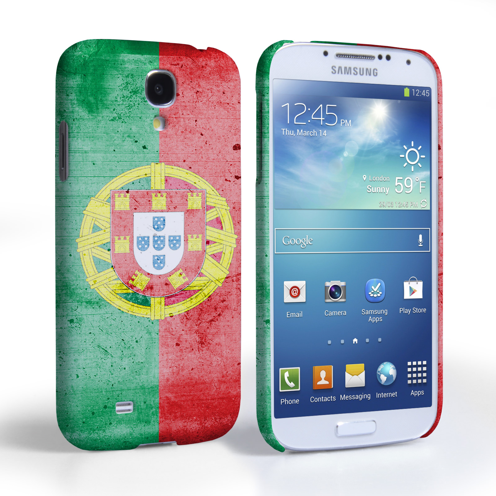 Caseflex Samsung Galaxy S4 Retro Portugal Flag Case