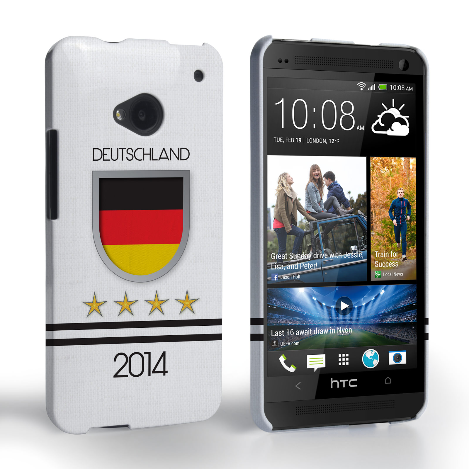 Caseflex HTC One Deutschland World Cup Case 