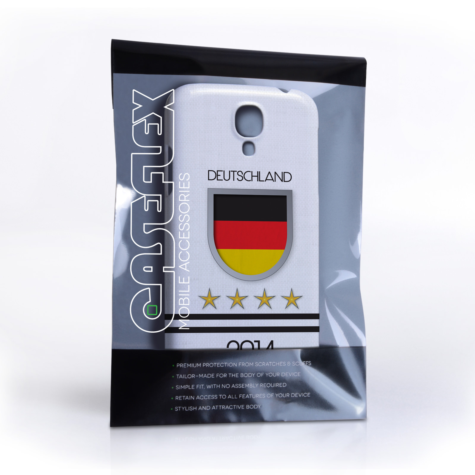 Caseflex Samsung Galaxy S4 Deutschland World Cup Case 