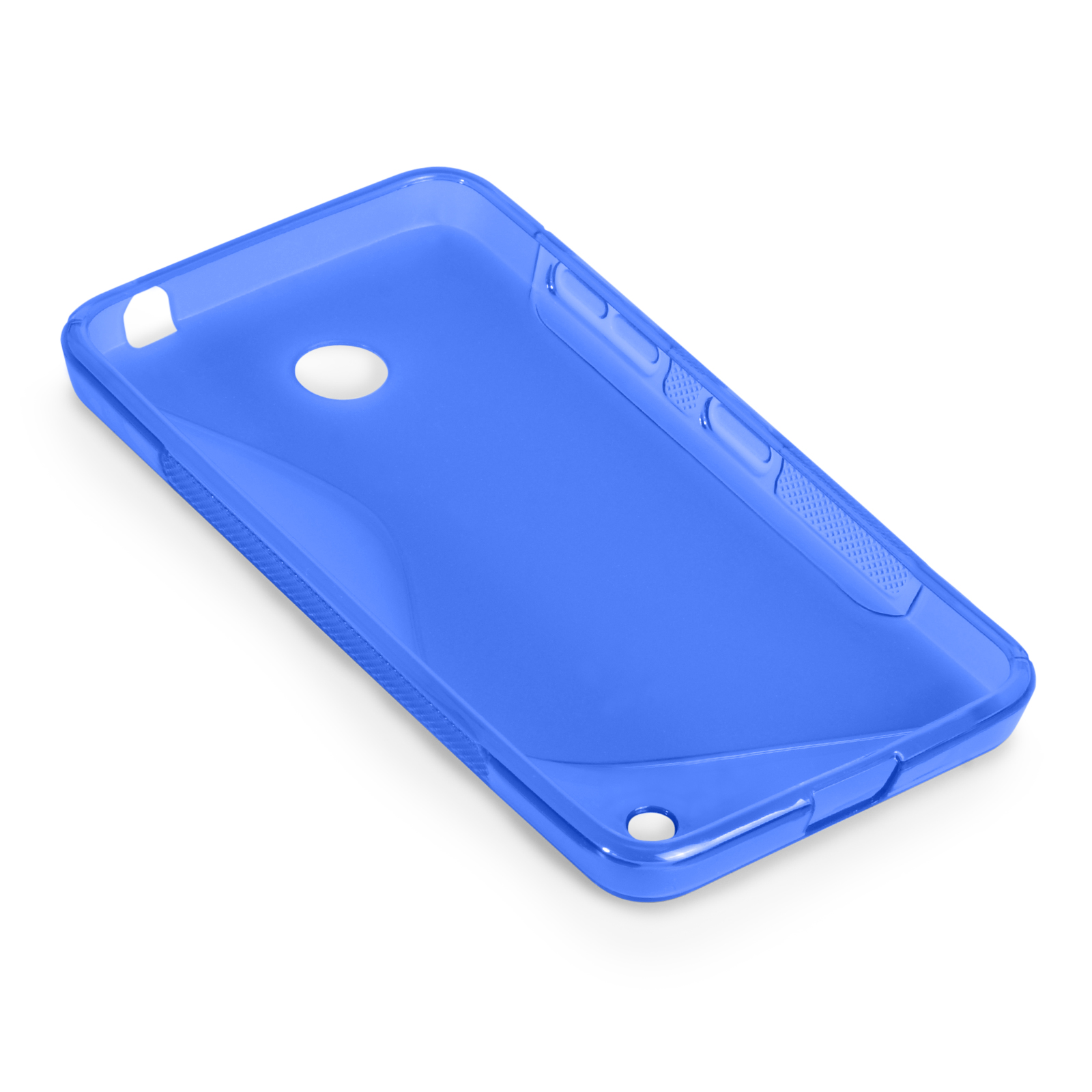 Caseflex Nokia Lumia 630 Silicone Gel S-Line Case - Blue