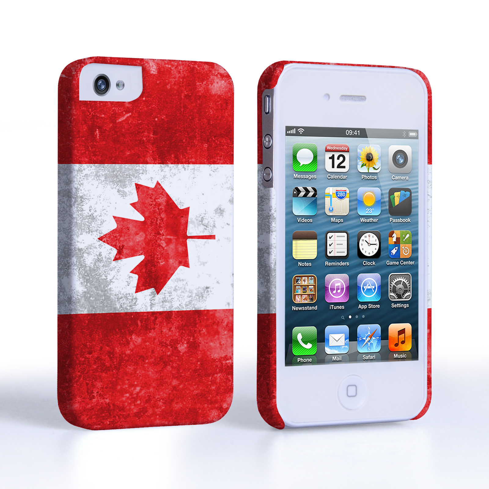 Caseflex iPhone 4/4s Retro Canada Flag Case