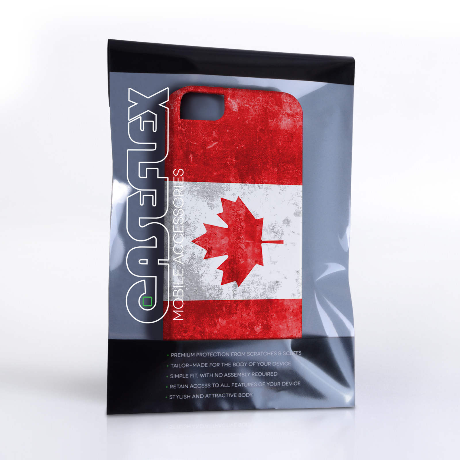 Caseflex iPhone 4/4s Retro Canada Flag Case