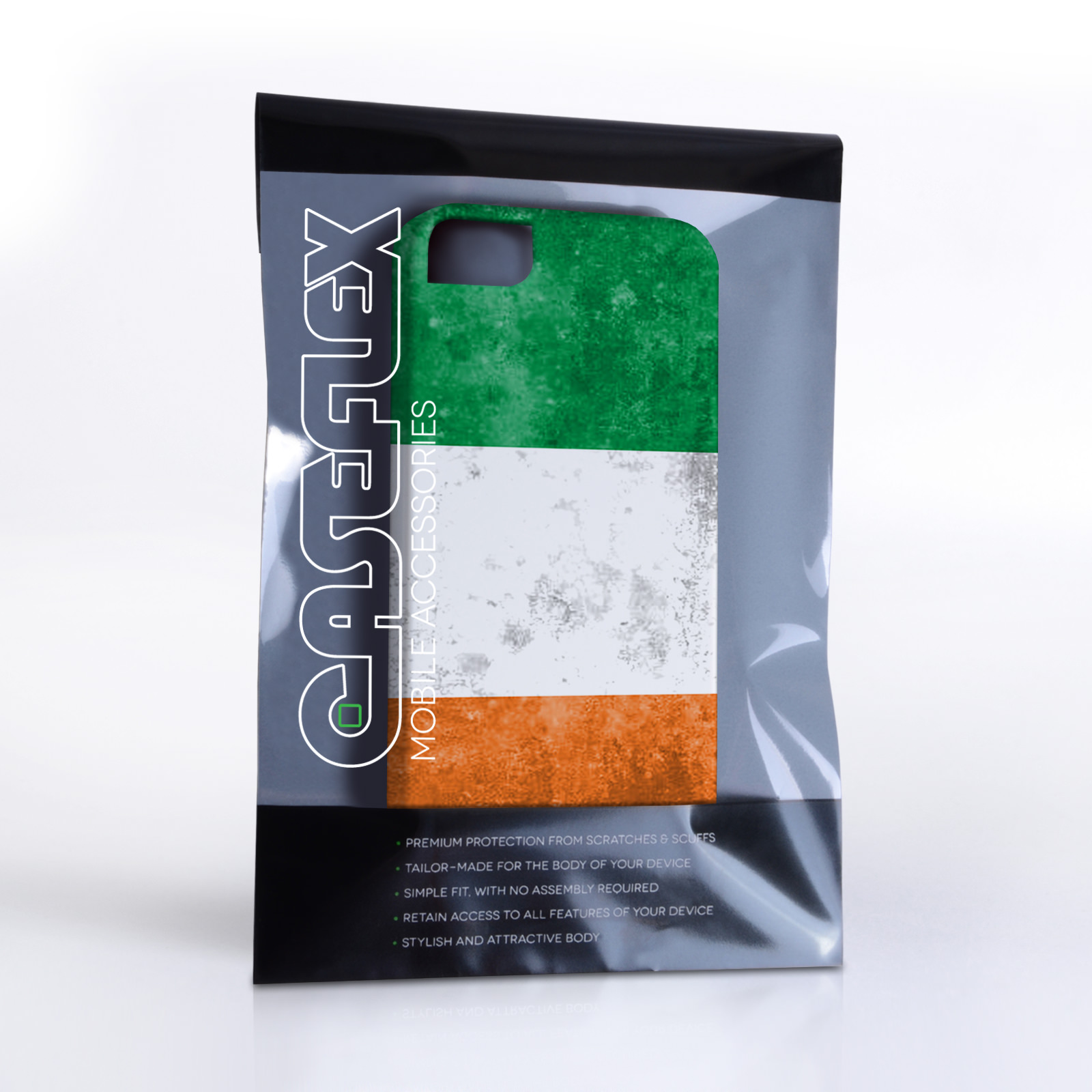 Caseflex iPhone 4/4s Retro Ireland Flag Case