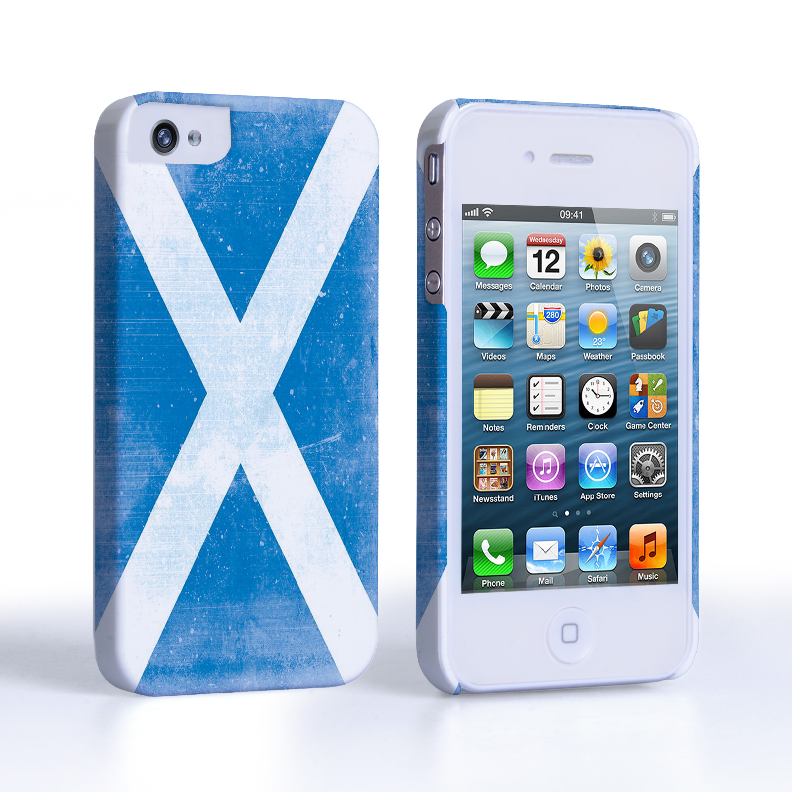 Caseflex iPhone 4/4s Retro Scotland Flag Case