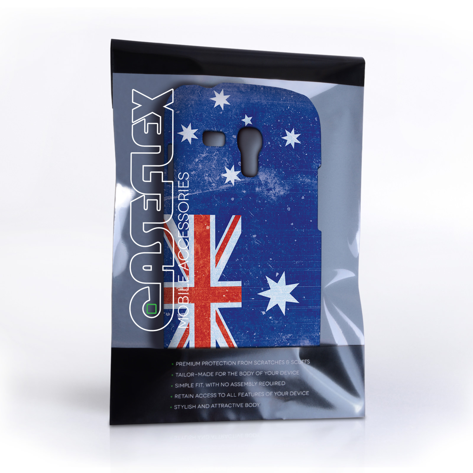 Caseflex Samsung Galaxy S3 Mini Retro Australia Flag Case