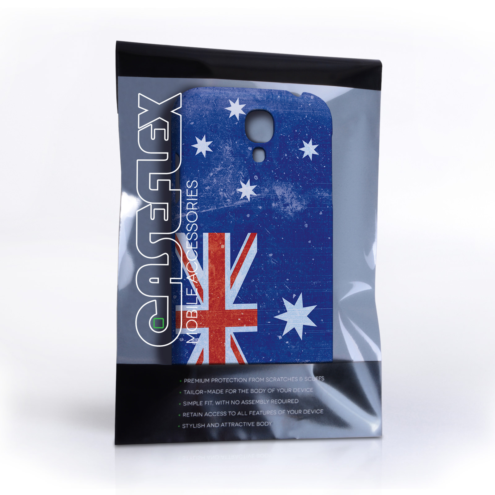 Caseflex Samsung Galaxy S4 Retro Australia Flag Case
