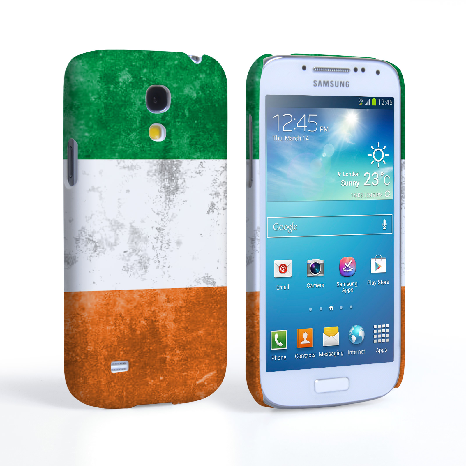 Caseflex Samsung Galaxy S4 Mini Retro Ireland Flag Case