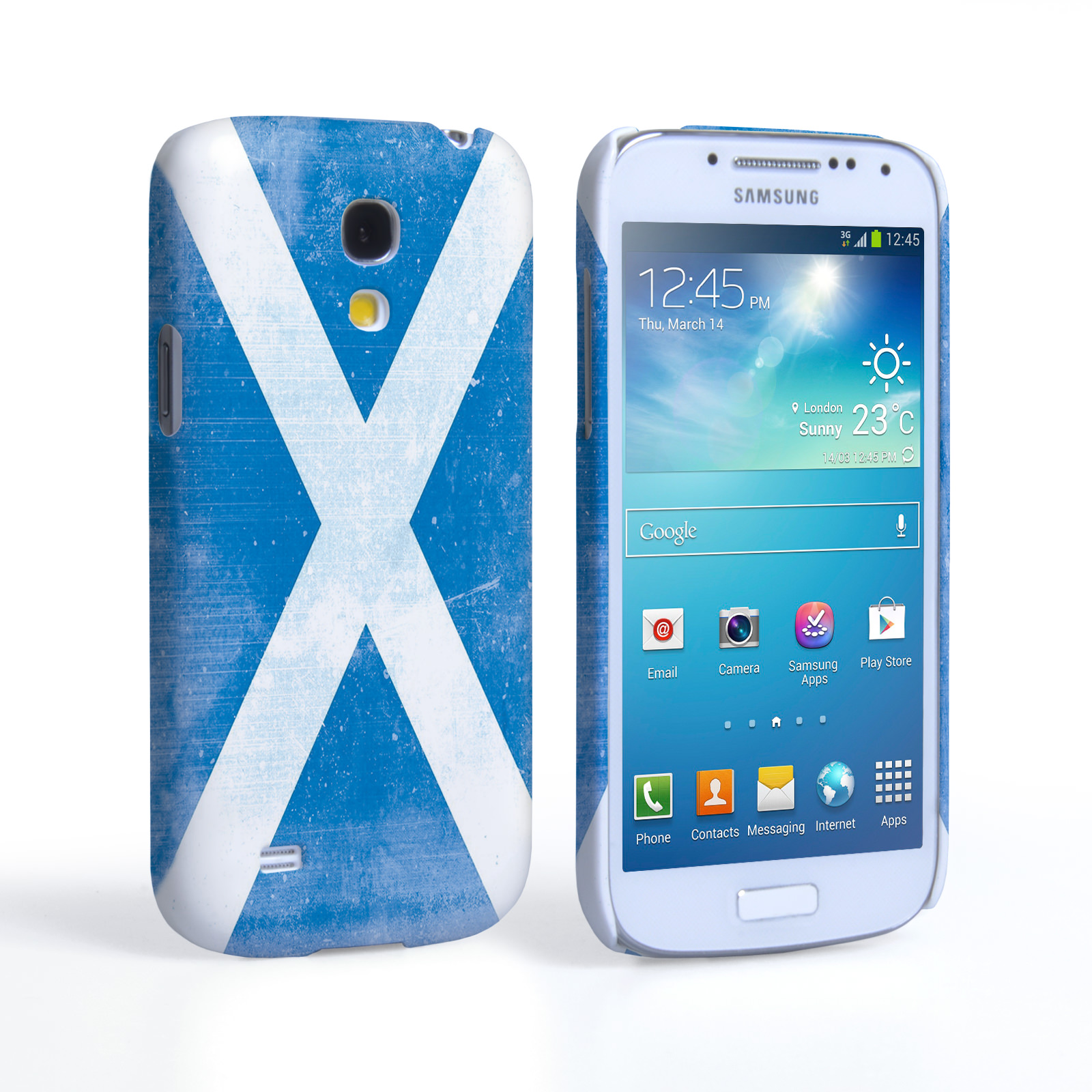 Caseflex Samsung Galaxy S4 Mini Retro Scotland Flag Case