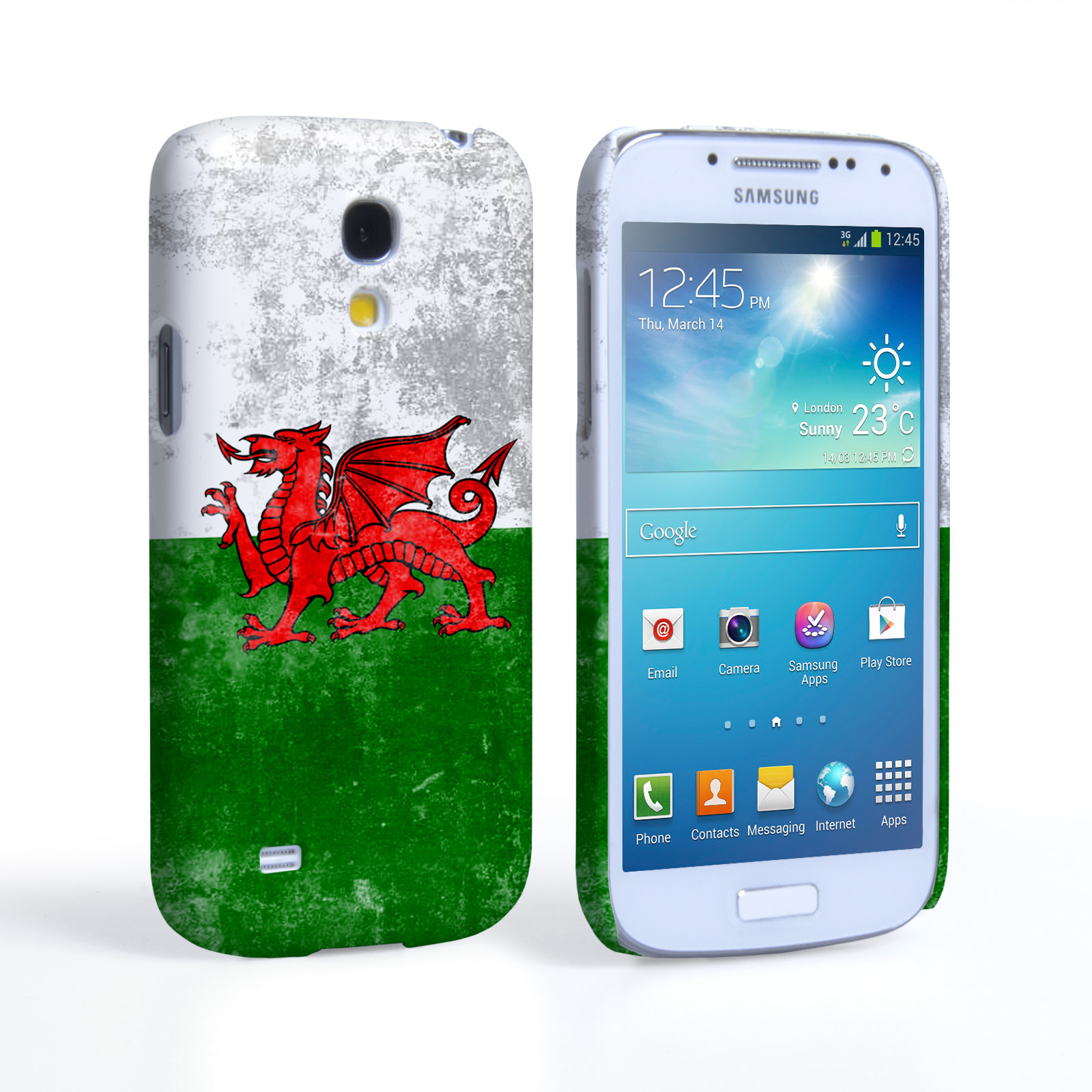 Caseflex Samsung Galaxy S4 Mini Retro Wales Flag Case