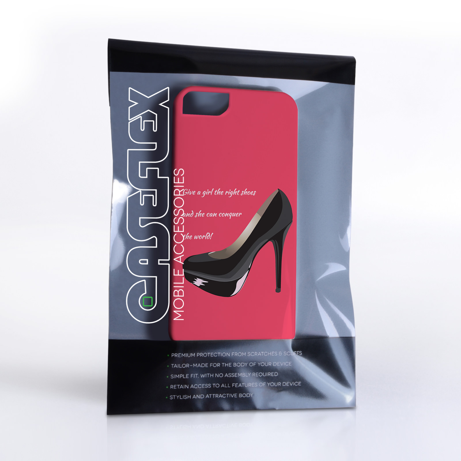 Caseflex iPhone 5/5s Marilyn Monroe ‘Shoe’ Quote Case