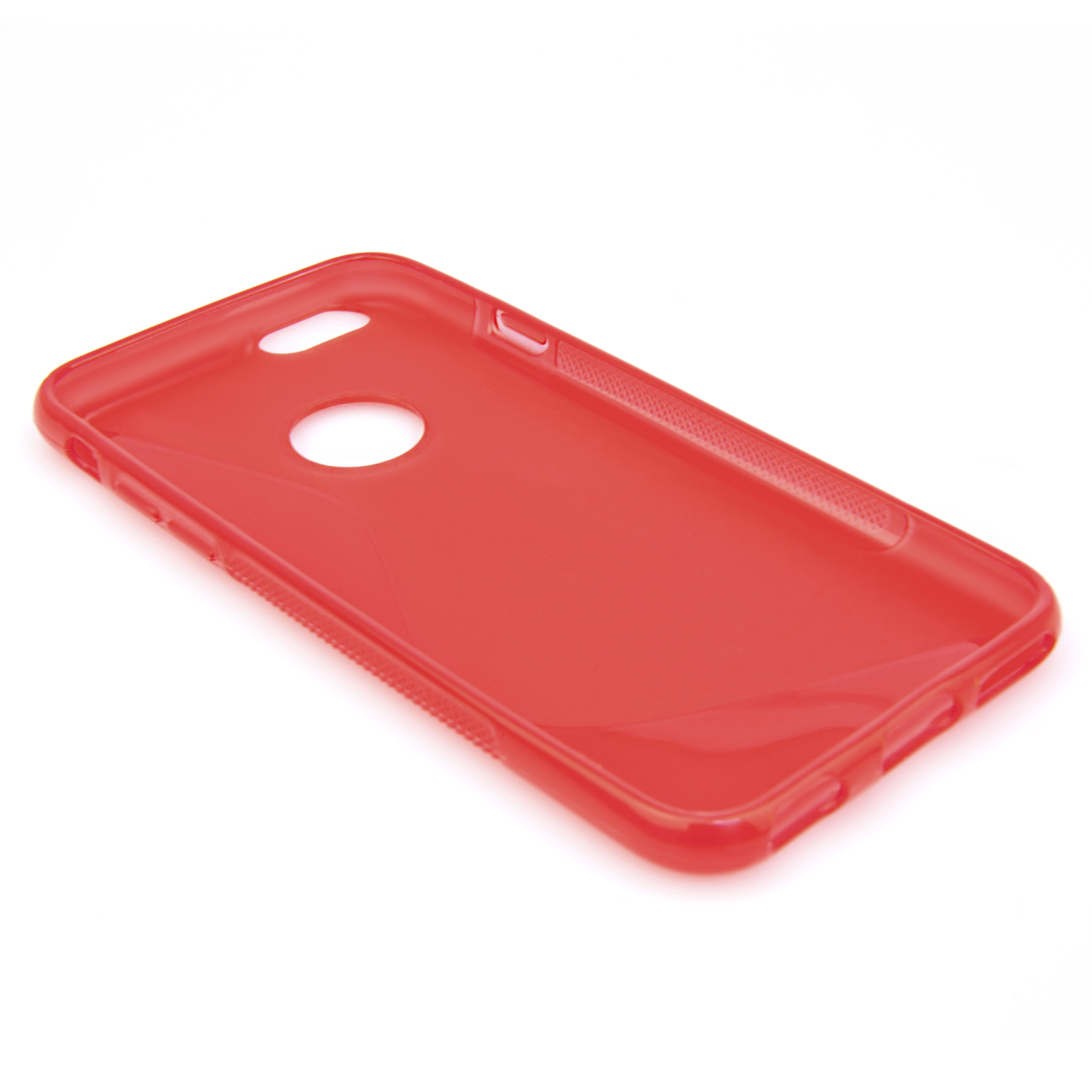 Caseflex iPhone 6 and 6s Silicone Gel S-Line Case - Red