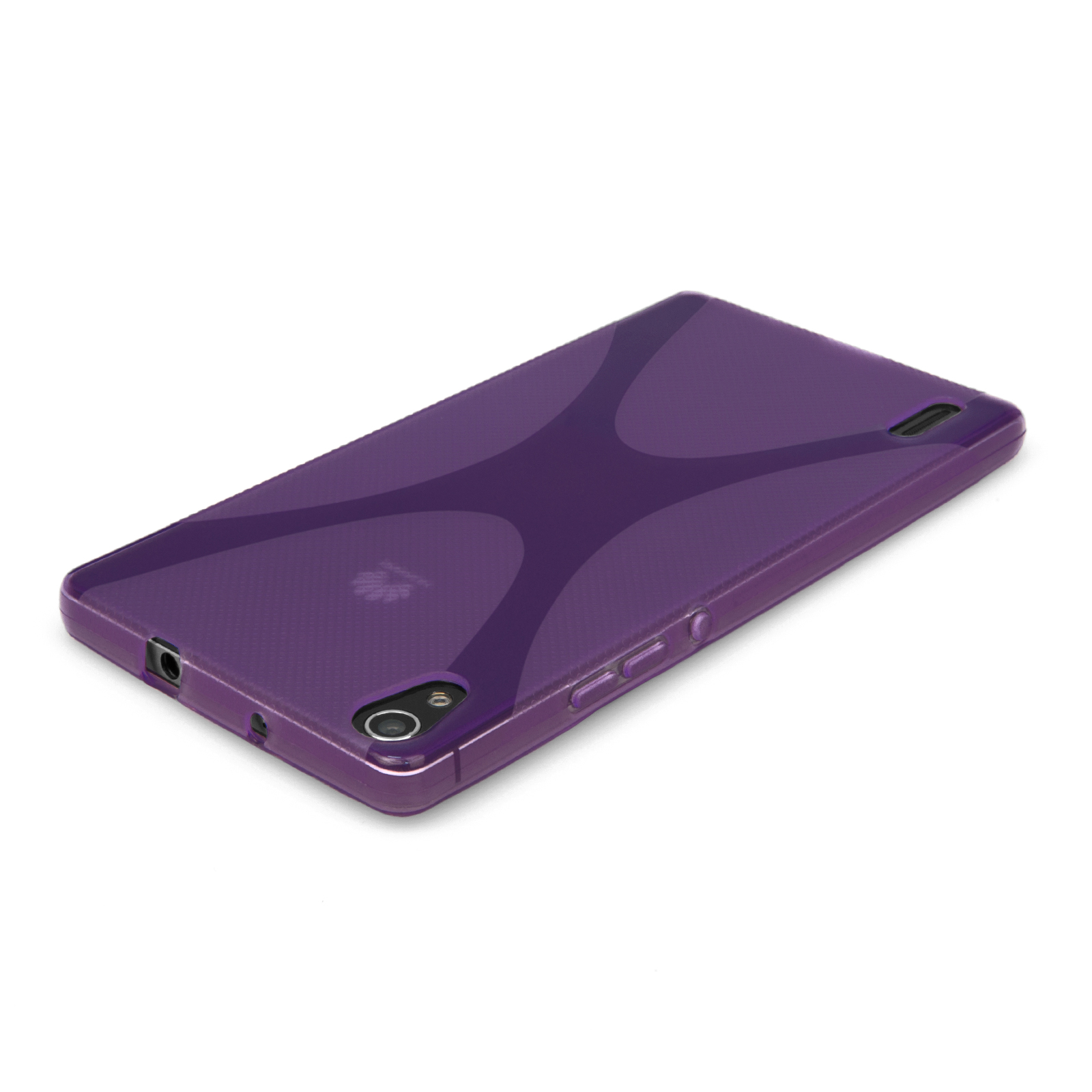 YouSave Accessories Huawei Ascend P7 Silicone Gel X-Line Case - Purple