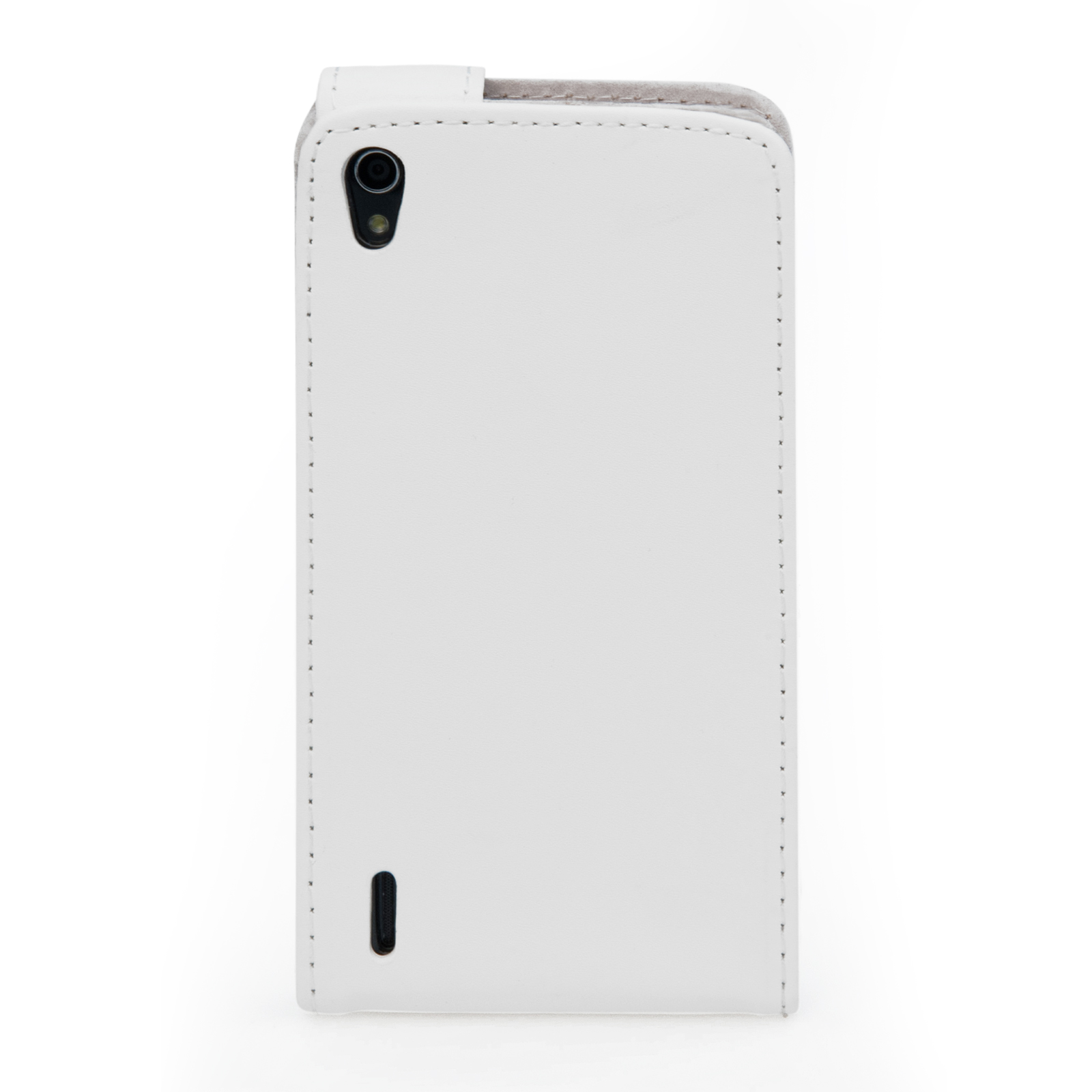 YouSave Accessories Huawei Ascend P7 Leather-Effect Flip Case - White