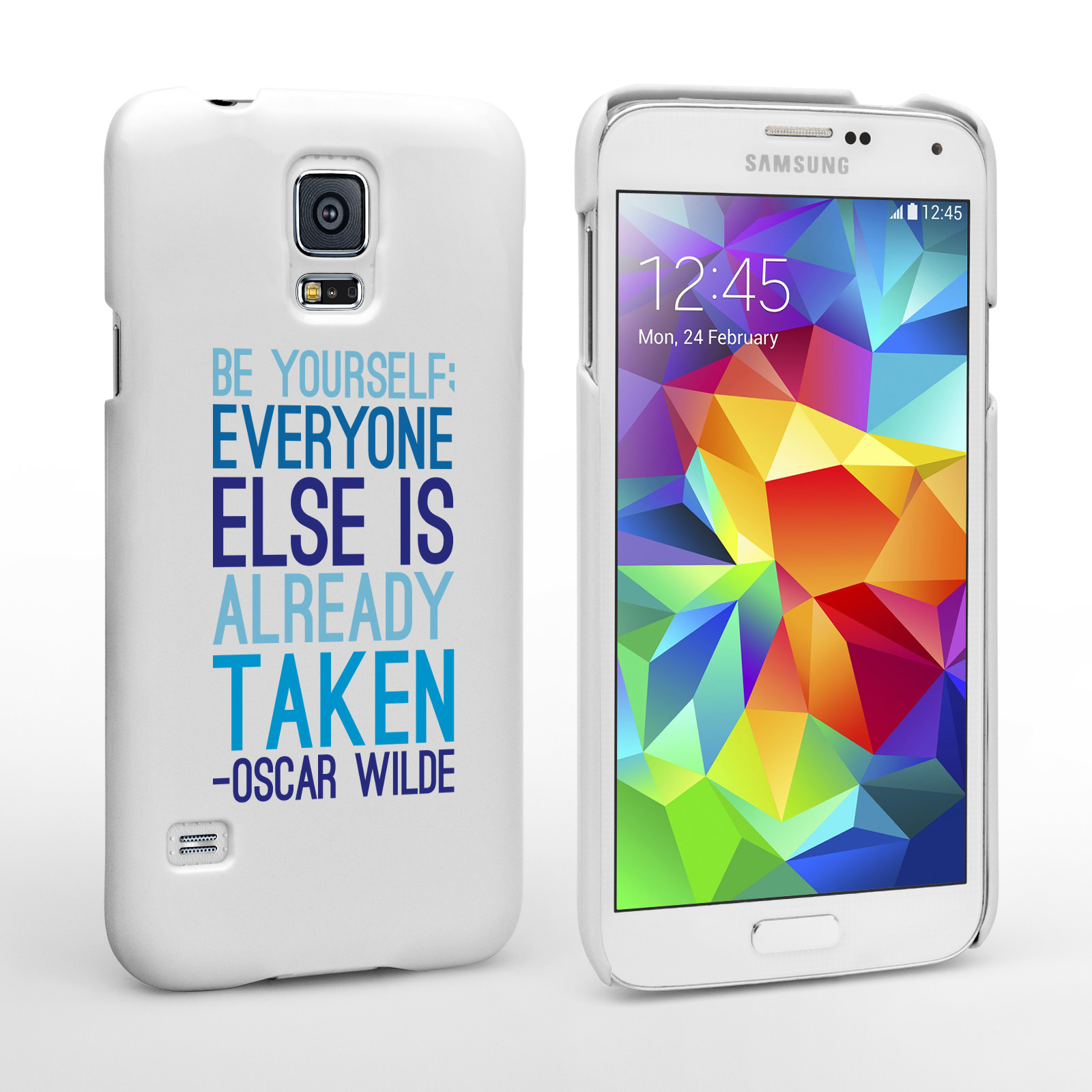 Caseflex Samsung Galaxy S5 Oscar Wilde Quote Case 