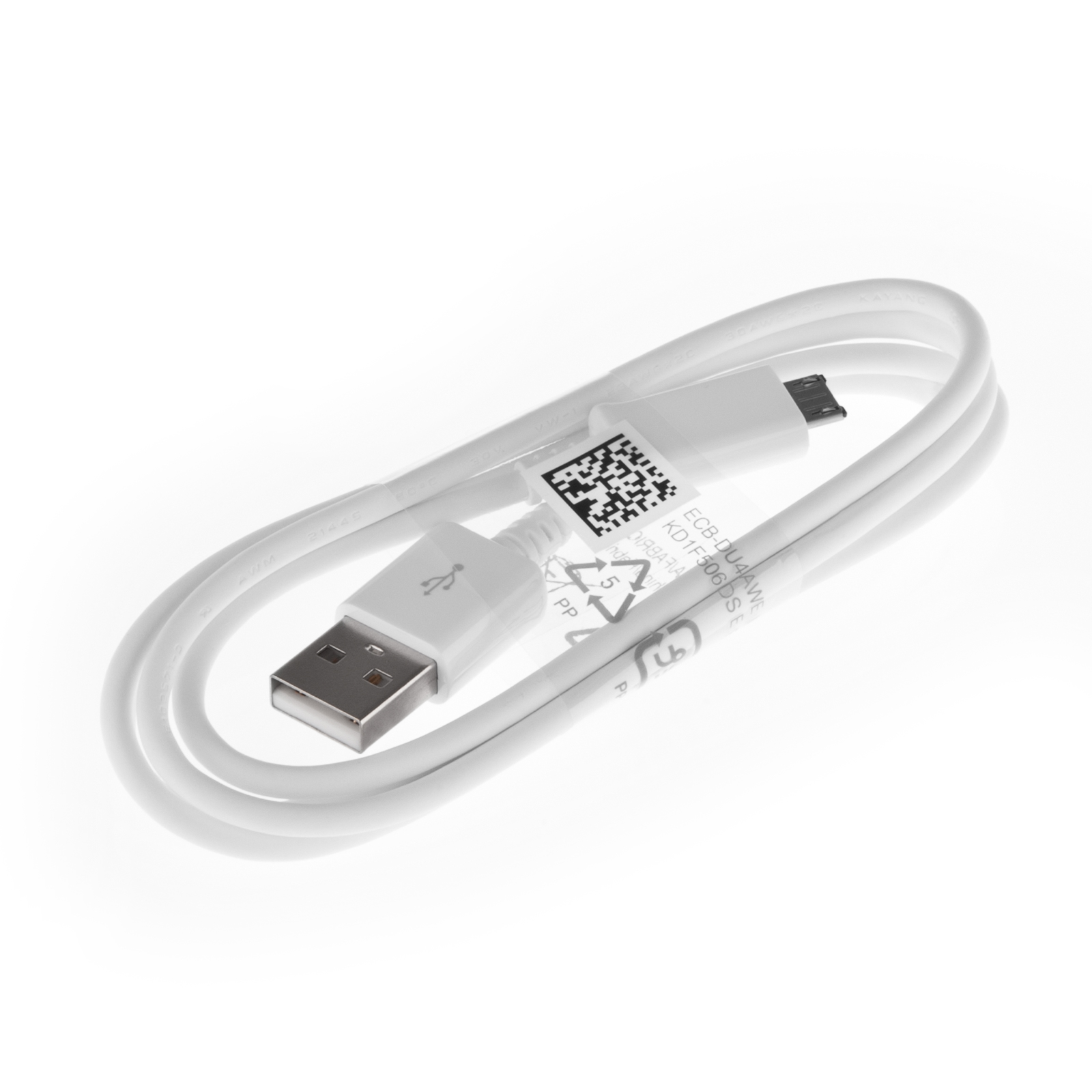 Official Samsung USB A to Micro-B Sync and Charger Data Cable ECB-DU4AWE