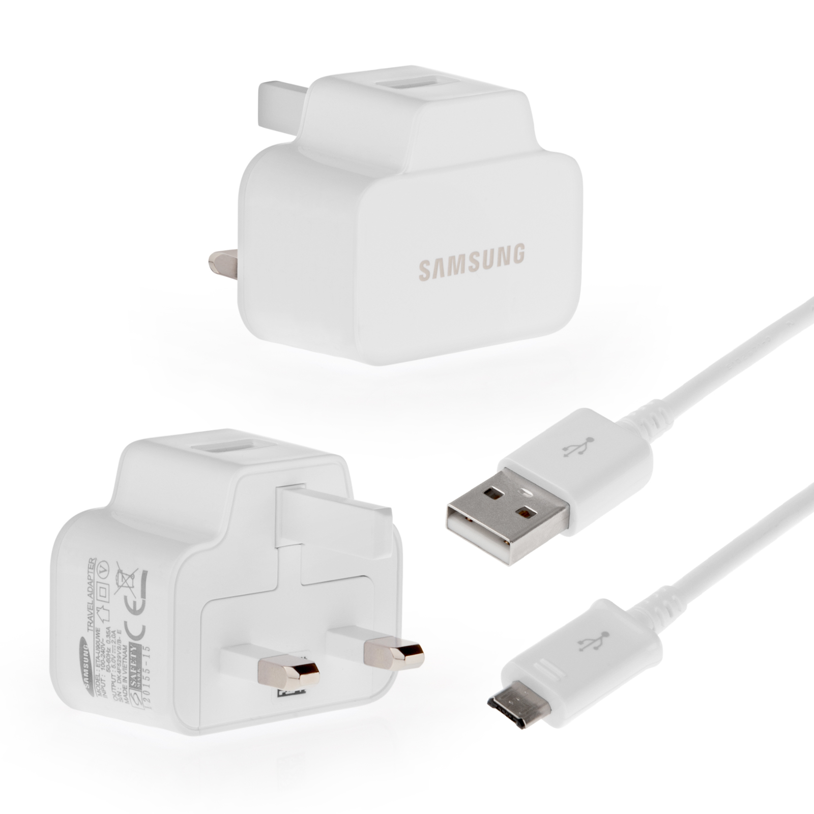 Official Samsung Micro USB Charger and Data Cable