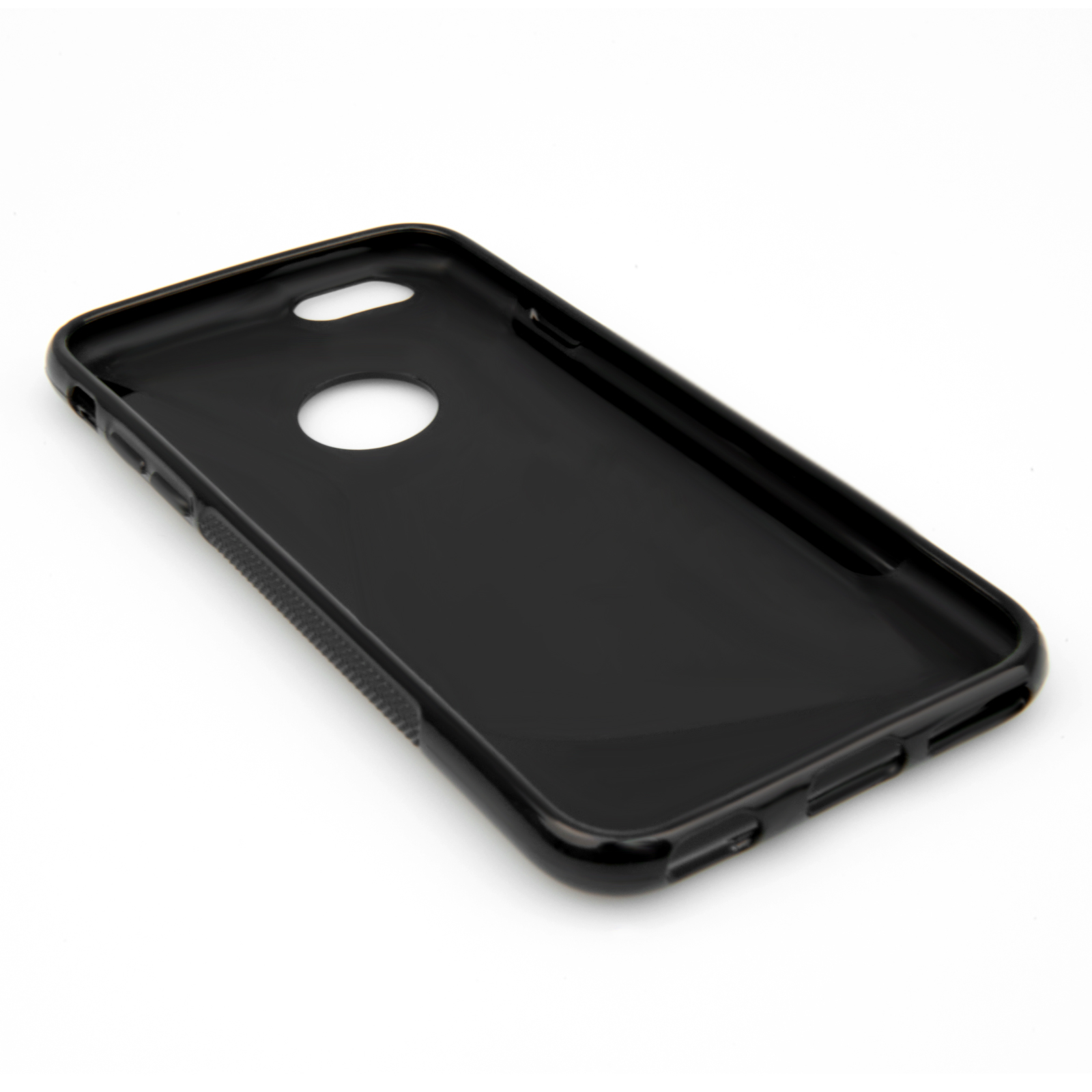 Caseflex iPhone 6 and 6s Silicone Gel S-Line Case - Black
