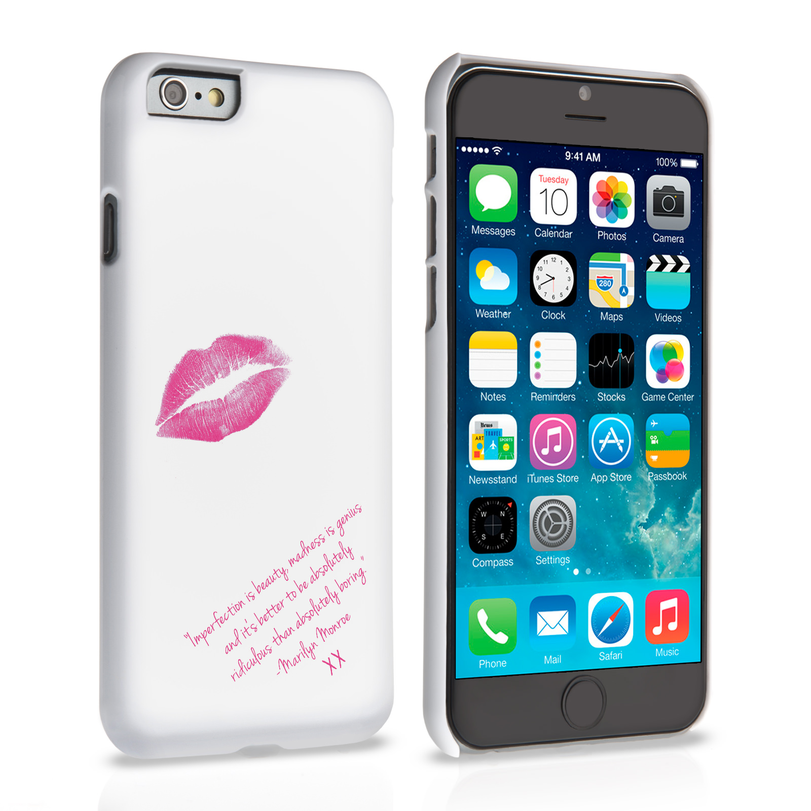 Caseflex iPhone 6 and 6s Marilyn Monroe Quote Hard Case 