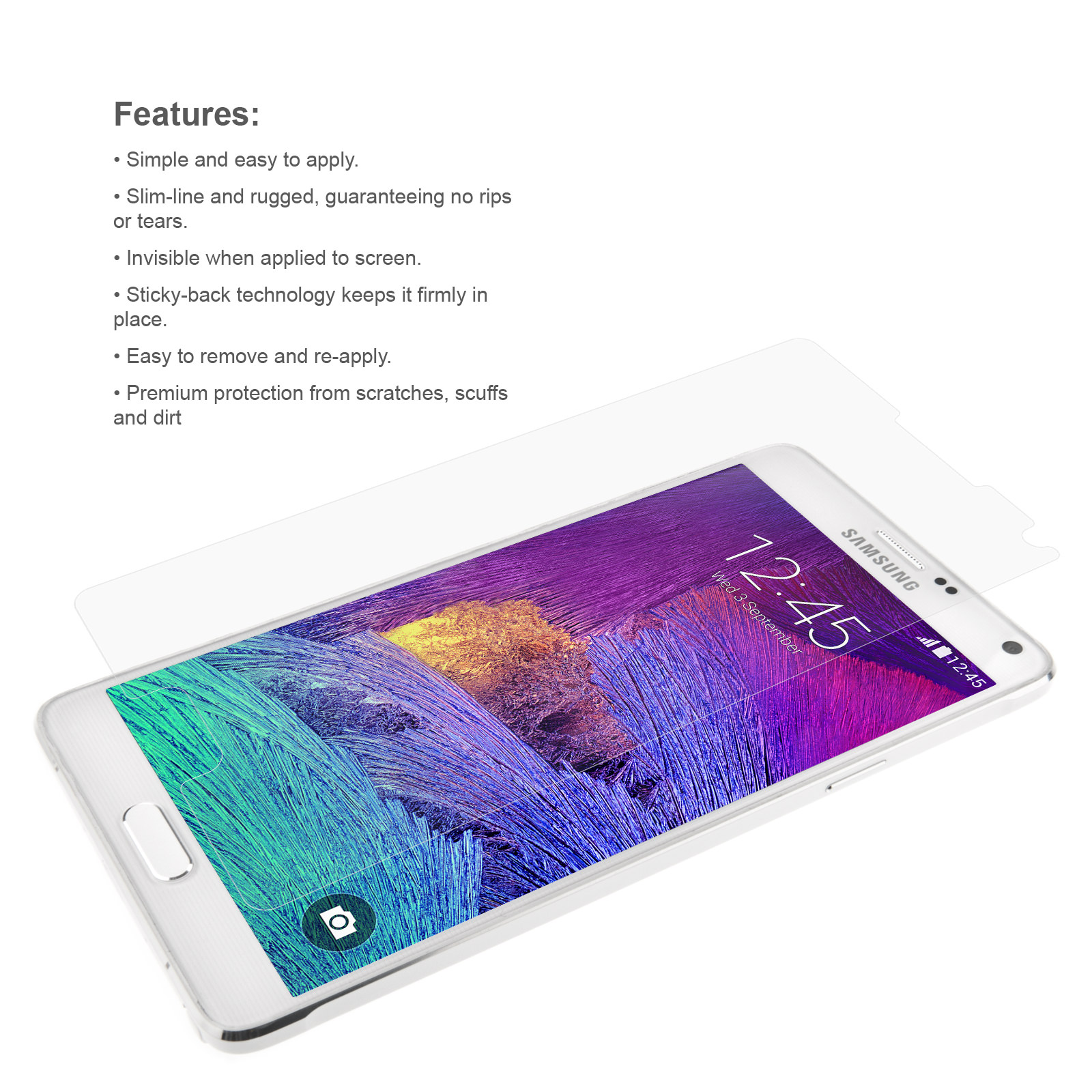 YouSave Accessories Samsung Galaxy Note 4 Screen Protectors x3