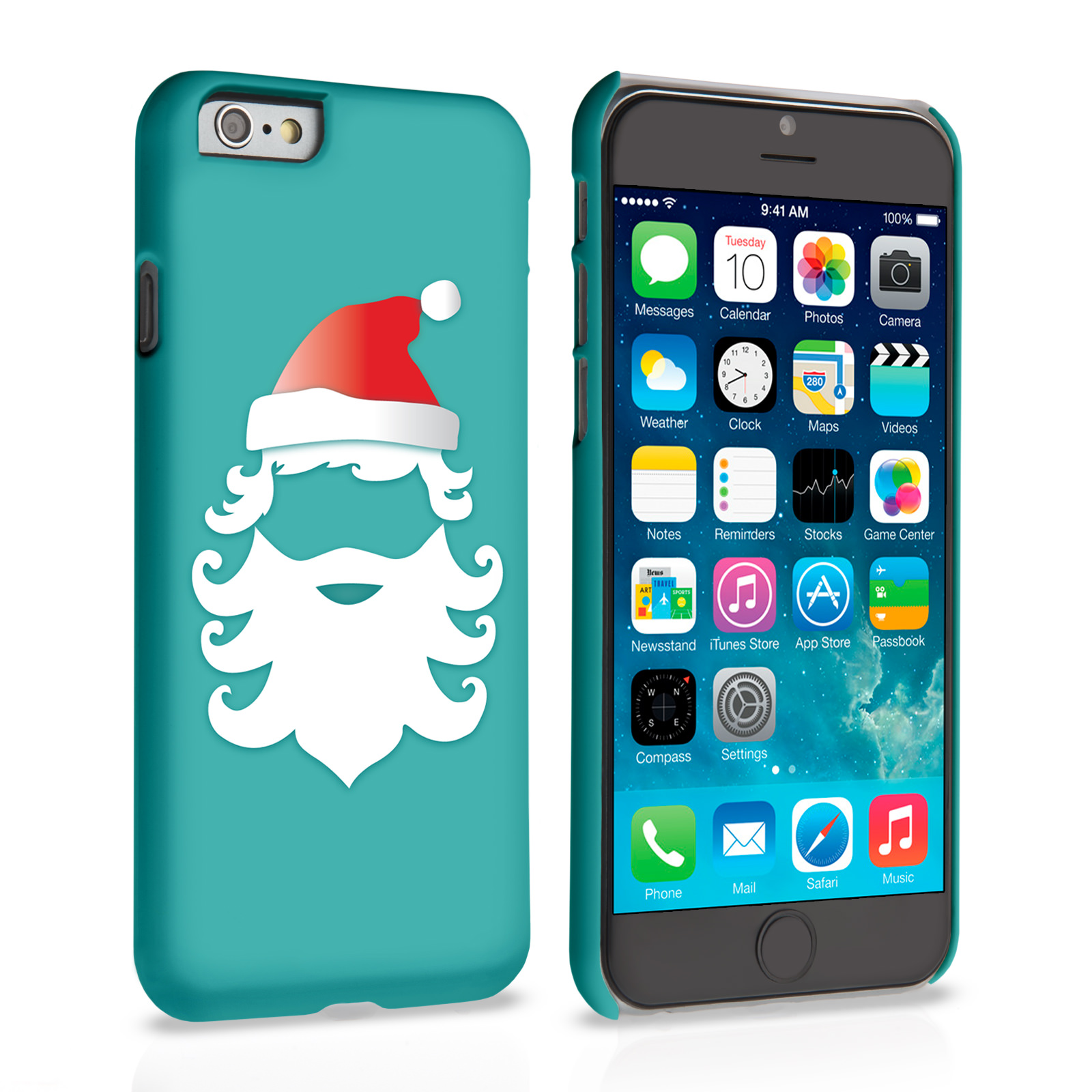 Caseflex iPhone 6 and 6s Christmas Santa Claus Hard Case