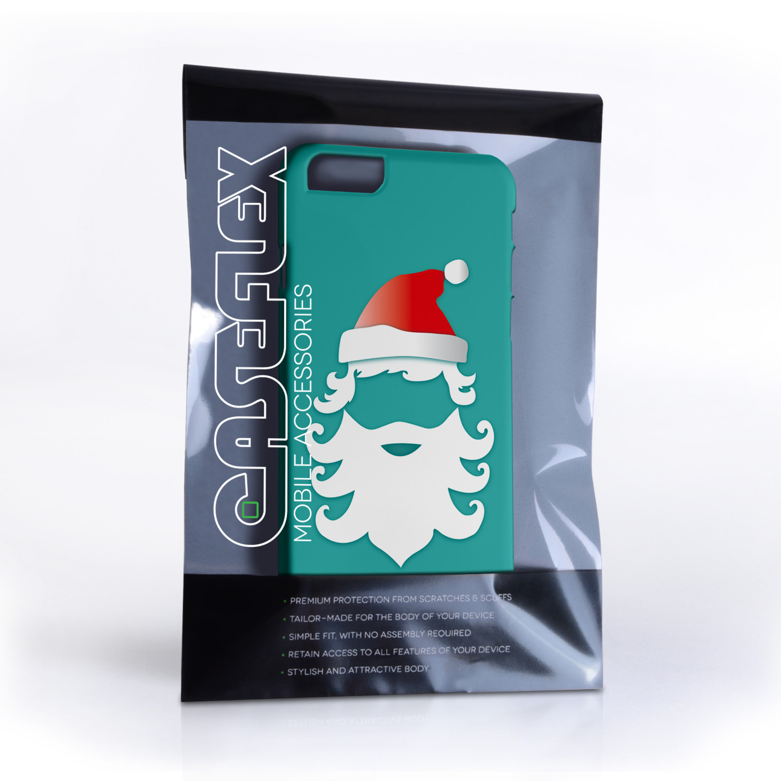 Caseflex iPhone 6 and 6s Christmas Santa Claus Hard Case