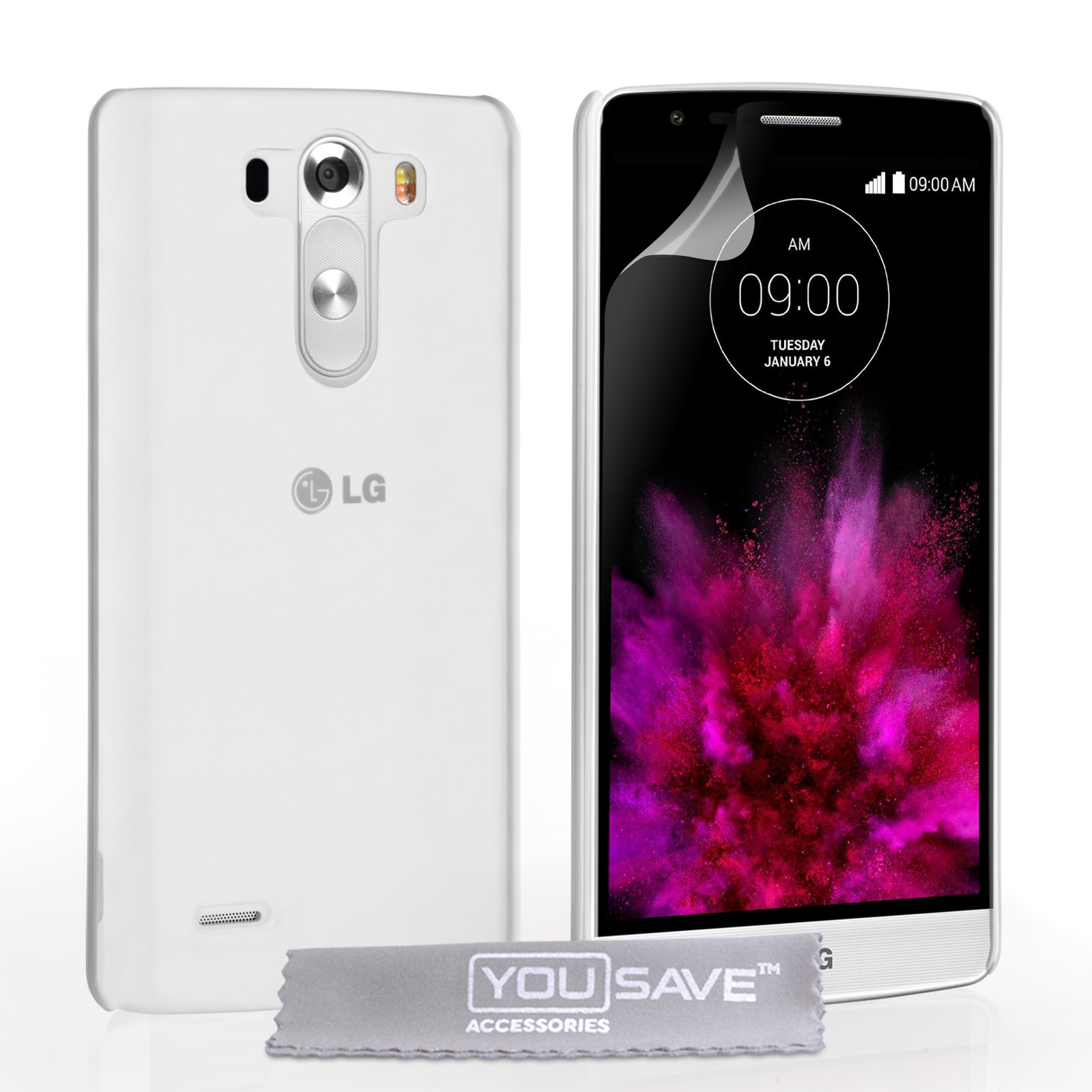 YouSave Accessories LG G4 Hard Case - Crystal Clear