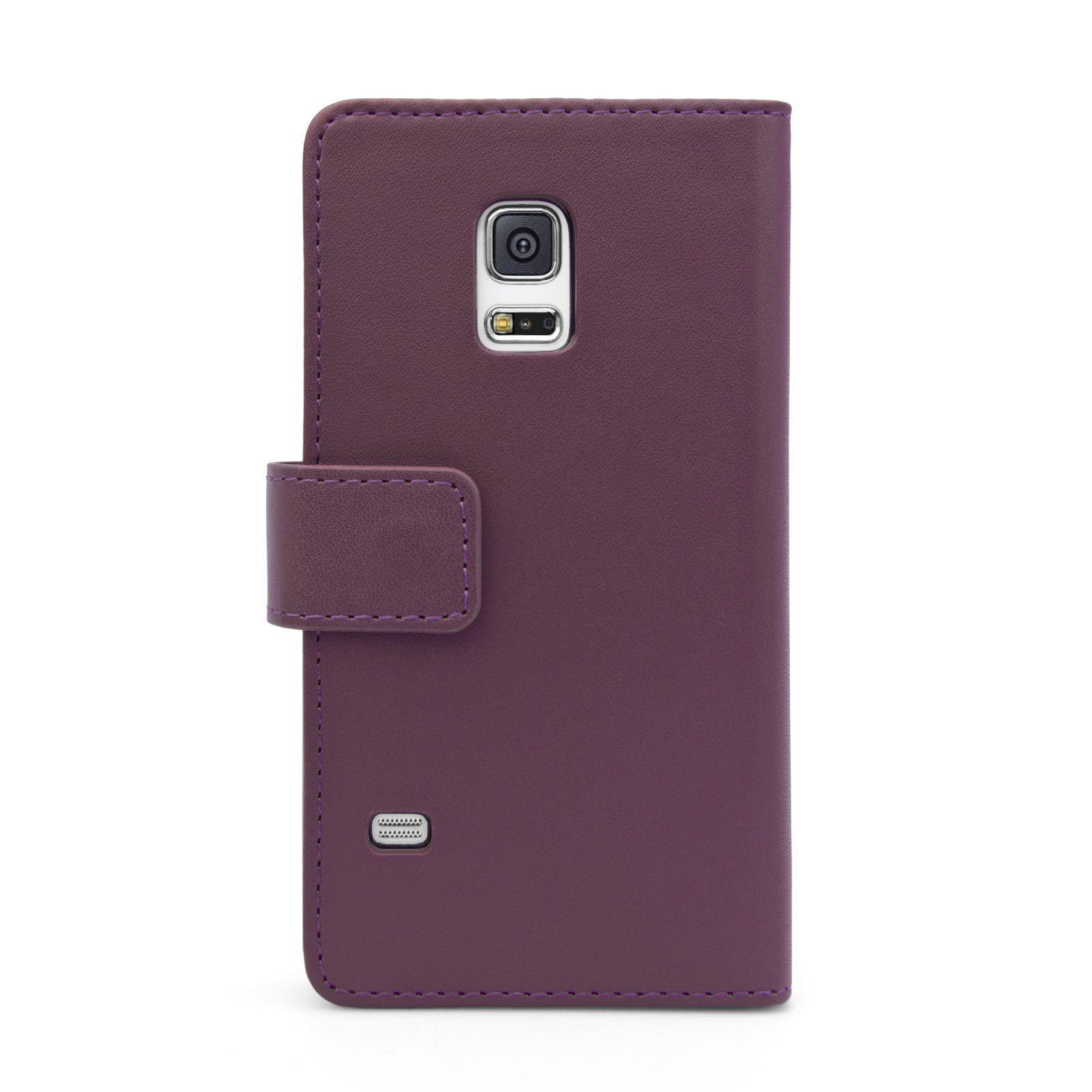 YouSave Samsung Galaxy S5 Mini Leather-Effect Wallet Case - Purple