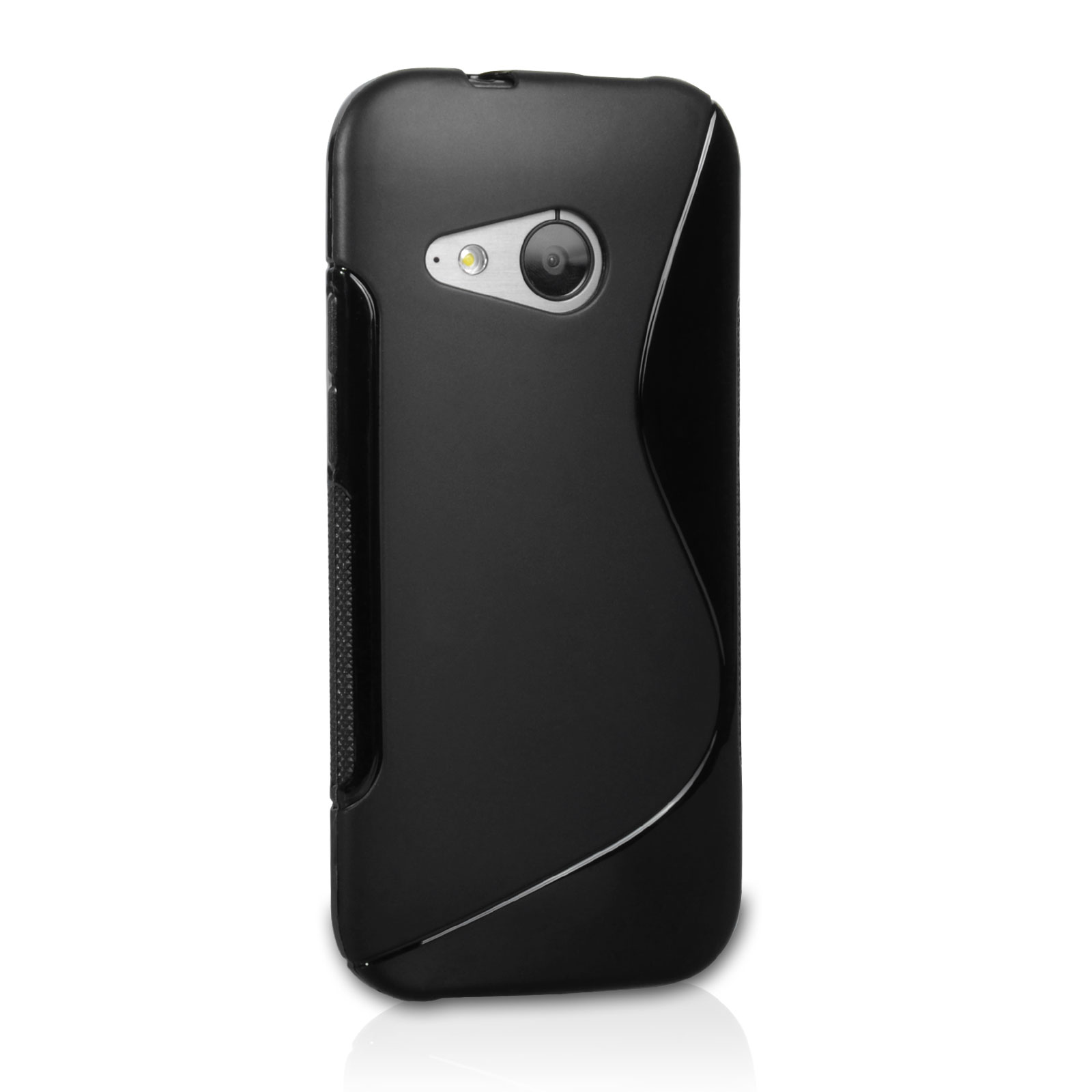 Caseflex HTC One Mini 2 Silicone Gel S-Line Case - Black