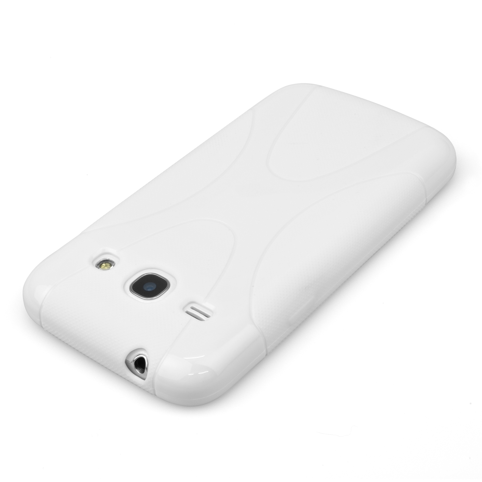 YouSave Samsung Galaxy Core Plus Silicone Gel X-Line Case - White