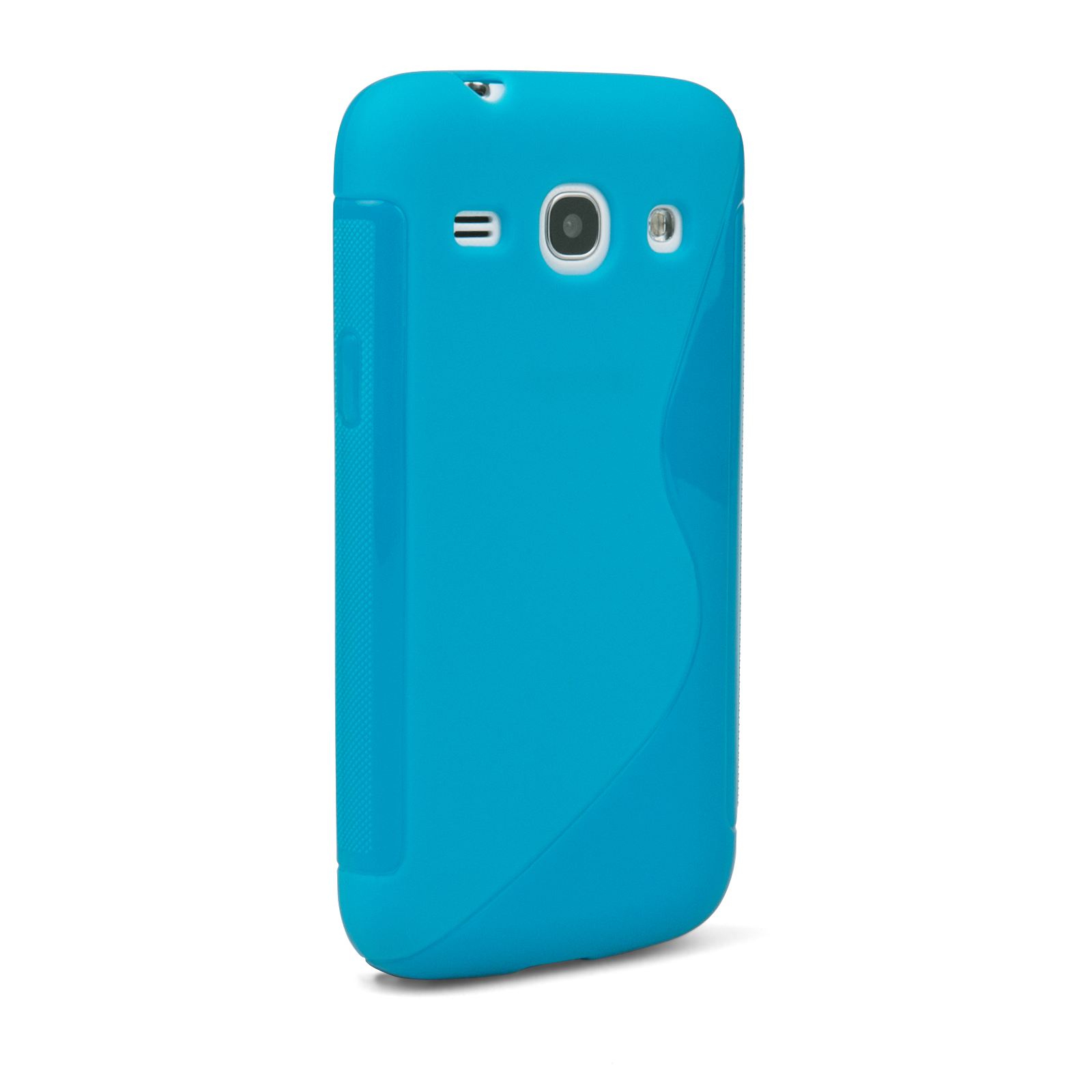 Caseflex Samsung Galaxy Core Plus Silicone Gel S-Line Case - Blue