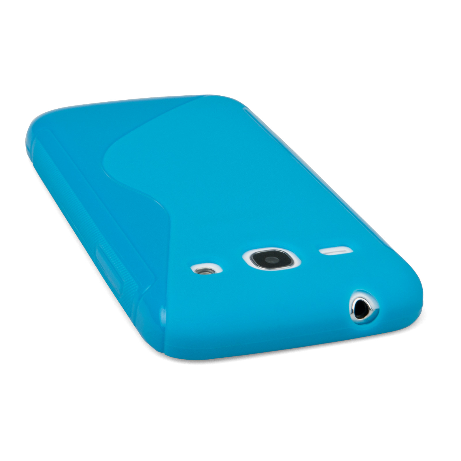 Caseflex Samsung Galaxy Core Plus Silicone Gel S-Line Case - Blue