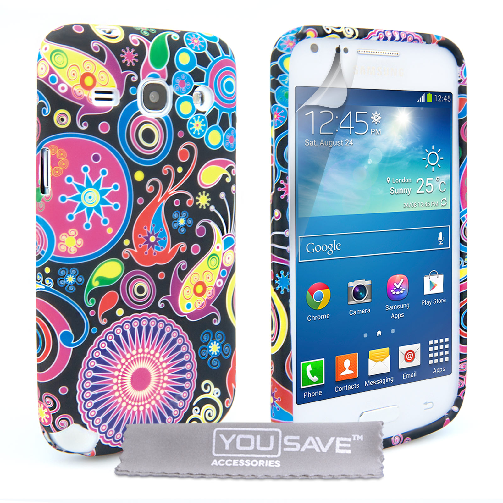 YouSave Samsung Galaxy Core Plus Jellyfish Silicone Gel Case