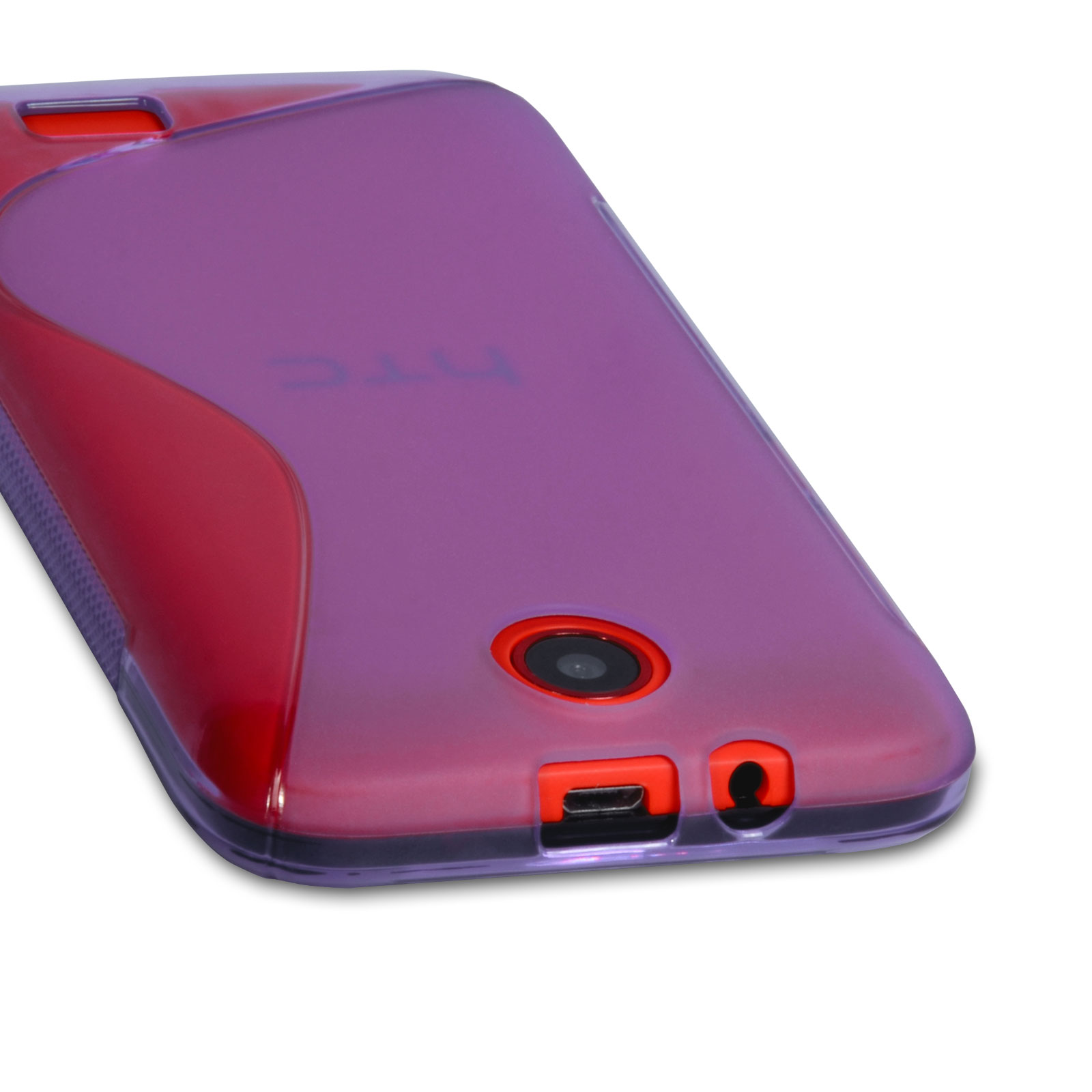 Caseflex HTC Desire 310 Silicone Gel S-Line Case - Purple