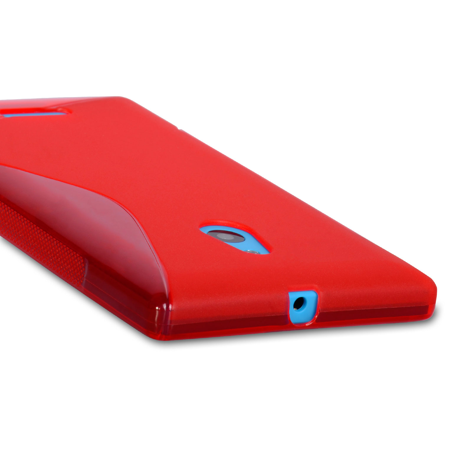 Caseflex Nokia XL Silicone Gel S-Line Case - Red