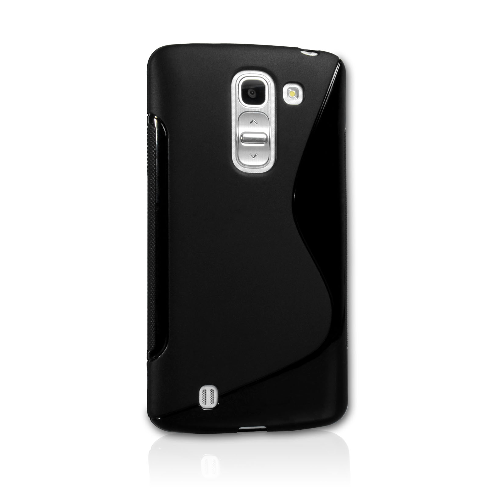 Caseflex LG G Pro 2 Silicone Gel S-Line Case - Black